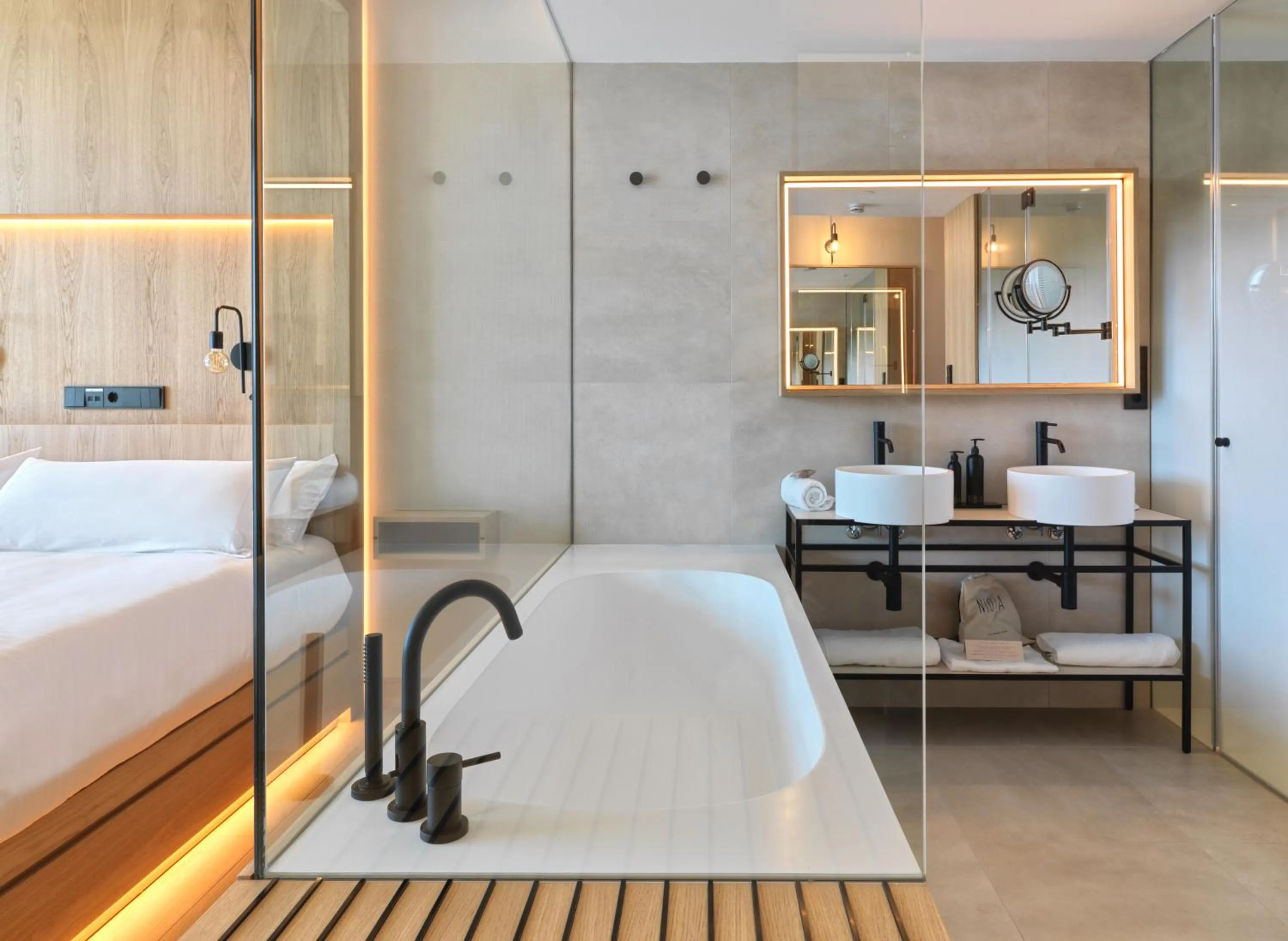 Bed in Noa Boutique Hotel