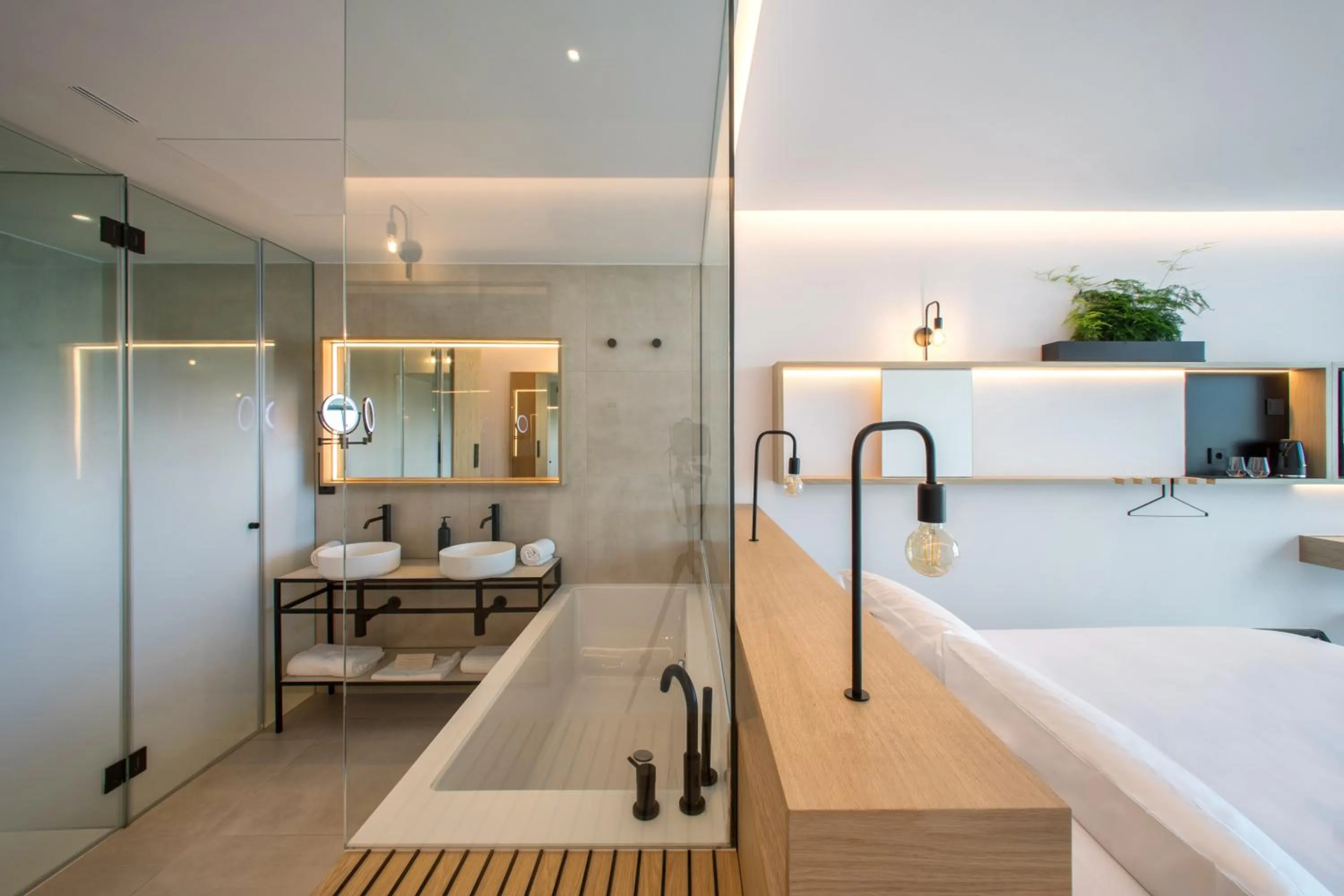 Bathroom, Bed in Noa Boutique Hotel
