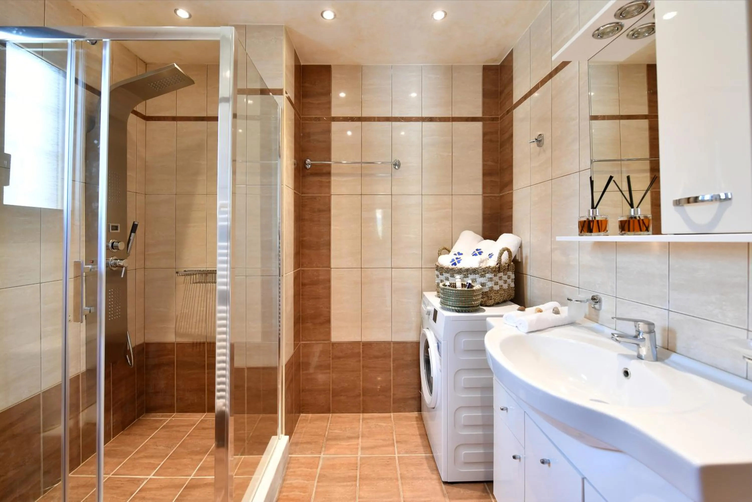 Bathroom in Villa Trifylia