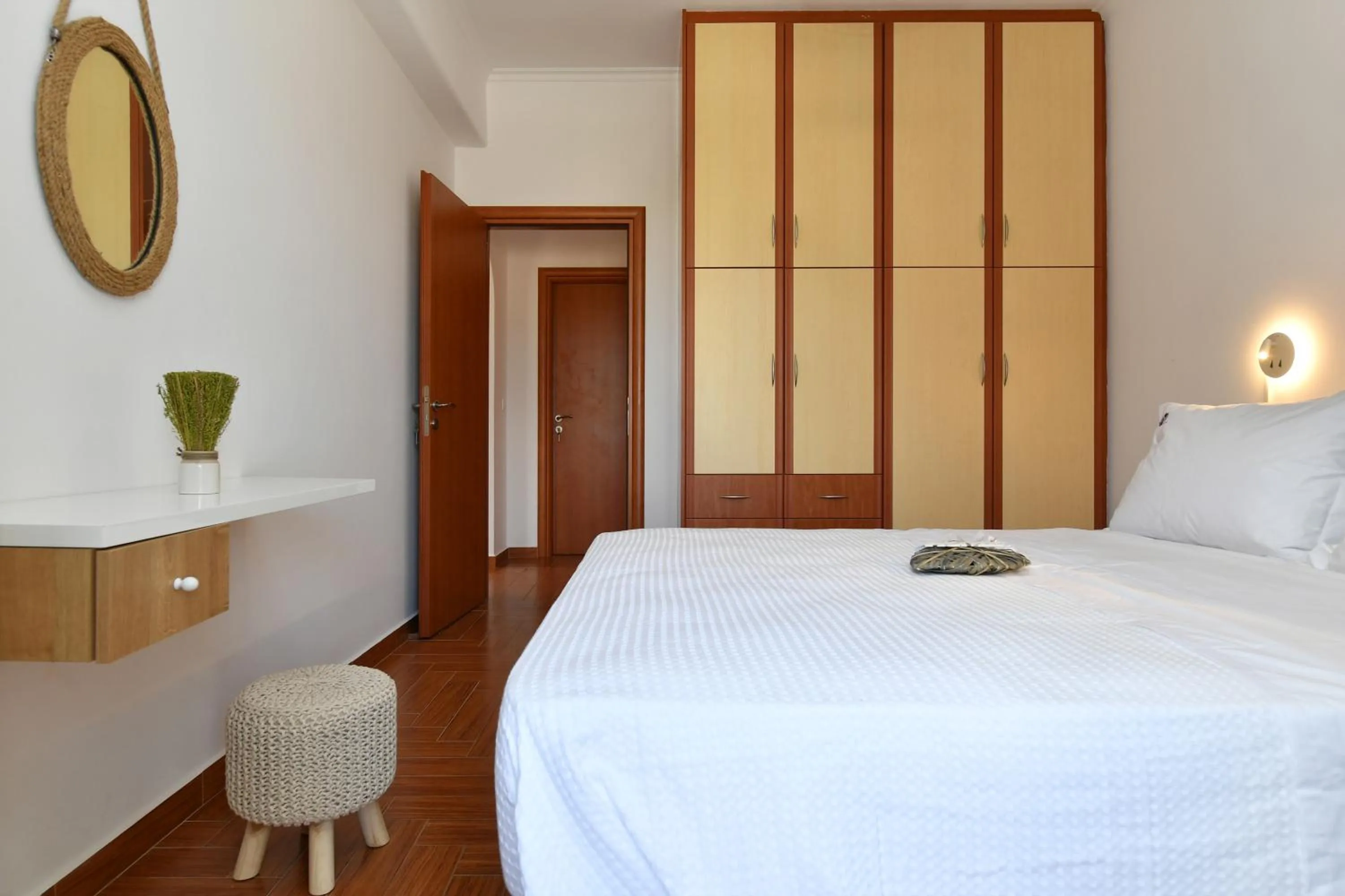 Bedroom, Bed in Villa Trifylia