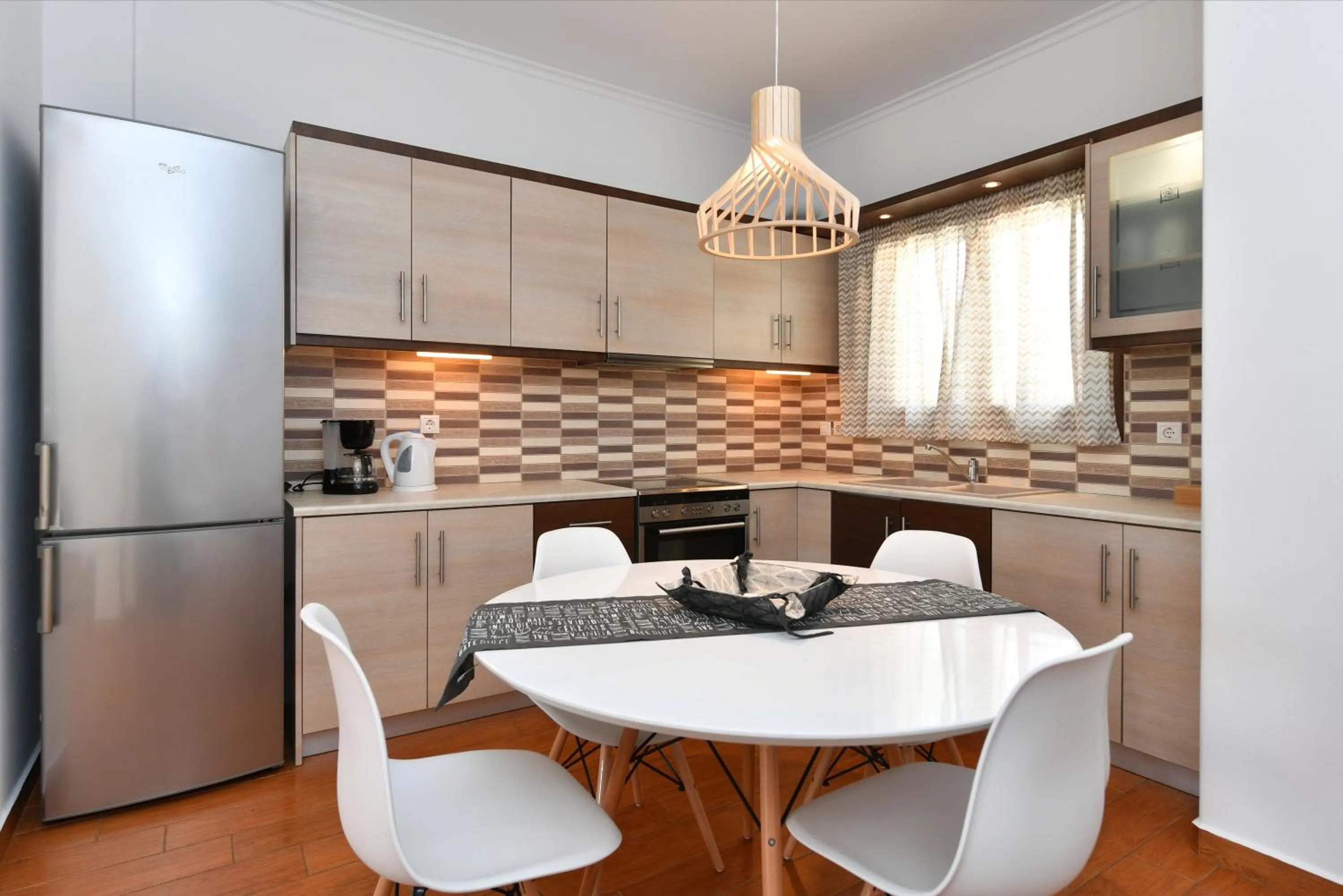 Kitchen or kitchenette in Villa Trifylia