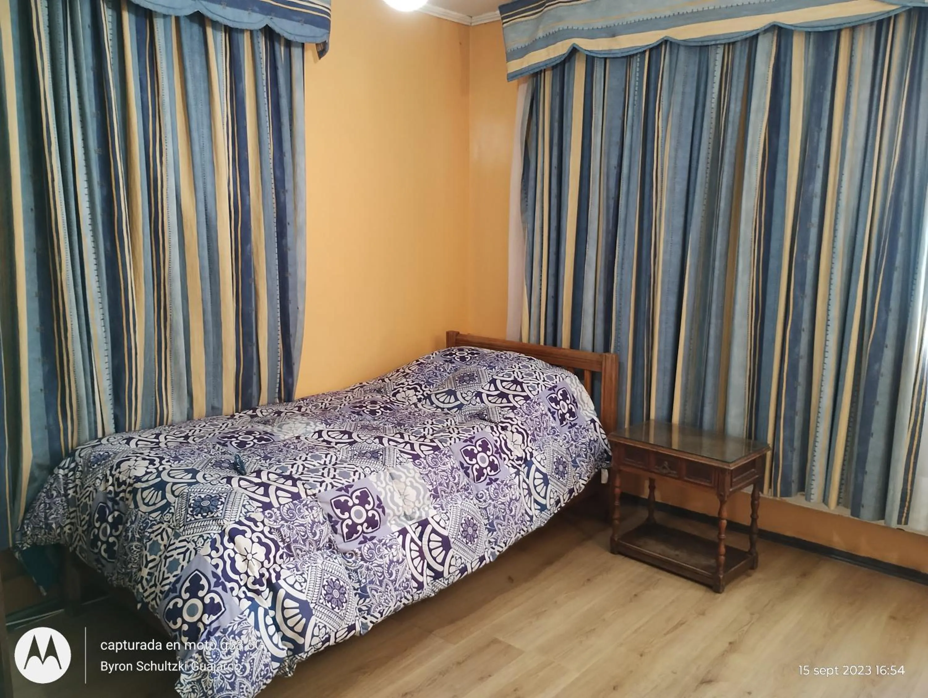 Bed in Aquamarina Apart Hotel