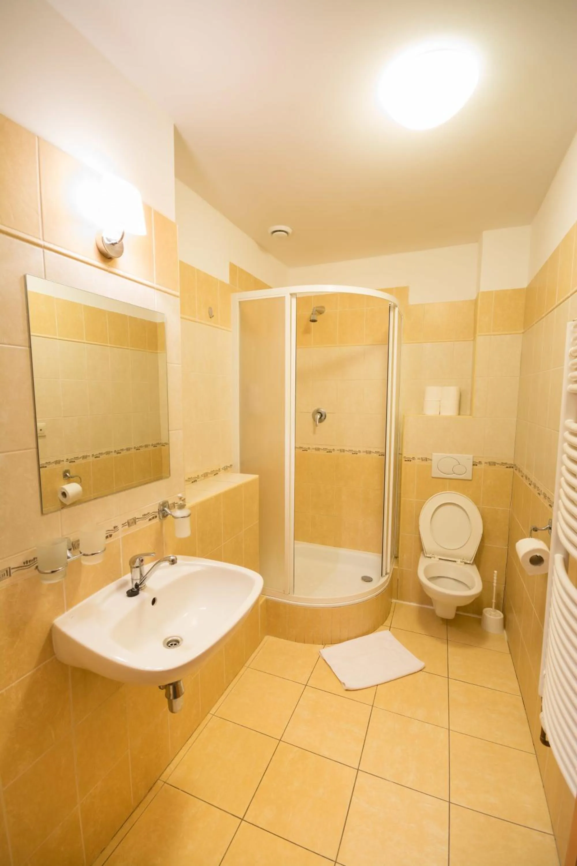 Shower in Hotel Na Kocandě