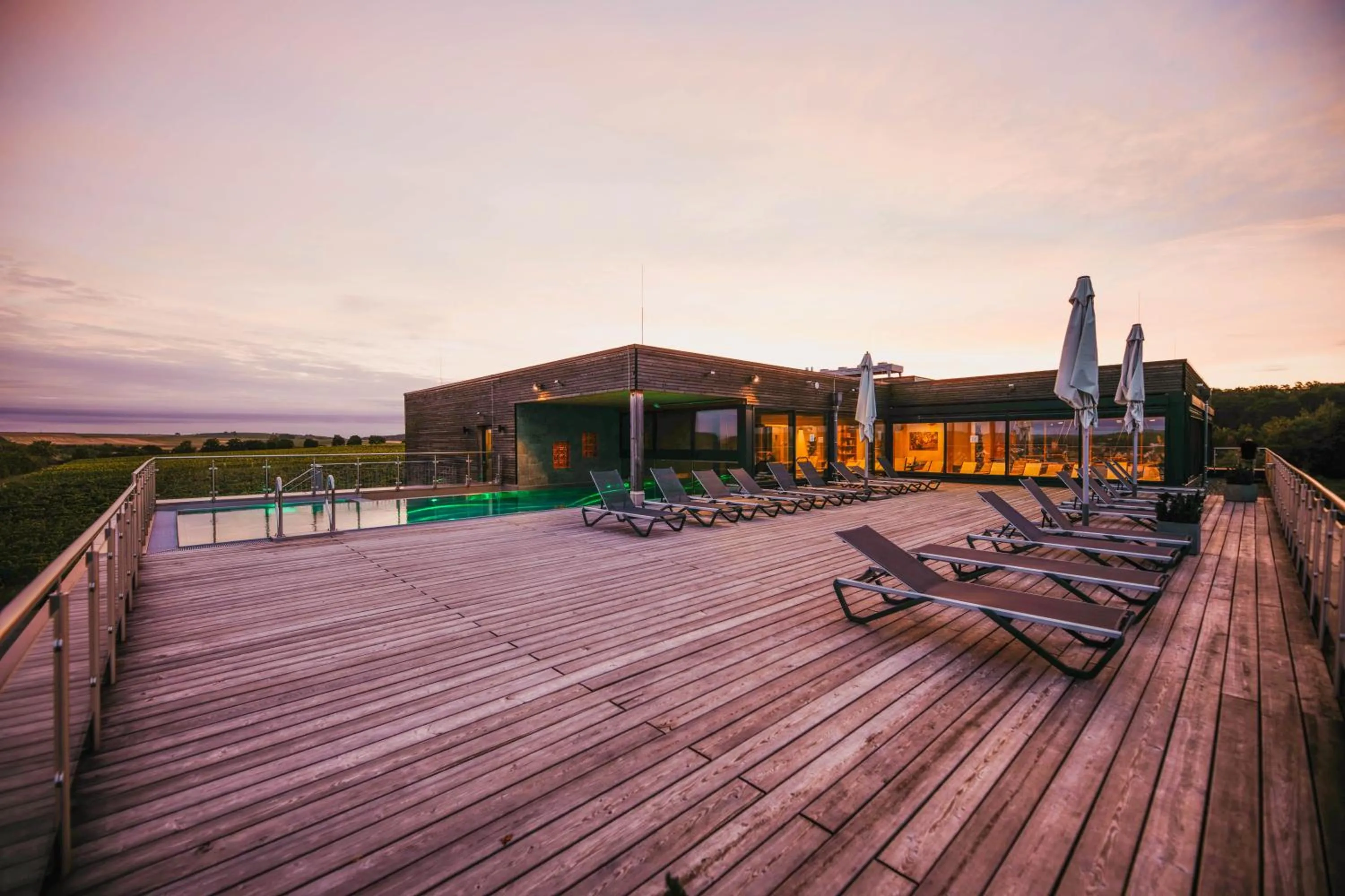 Swimming pool in Sonnenhotel Weingut Römmert Spa und Wellness