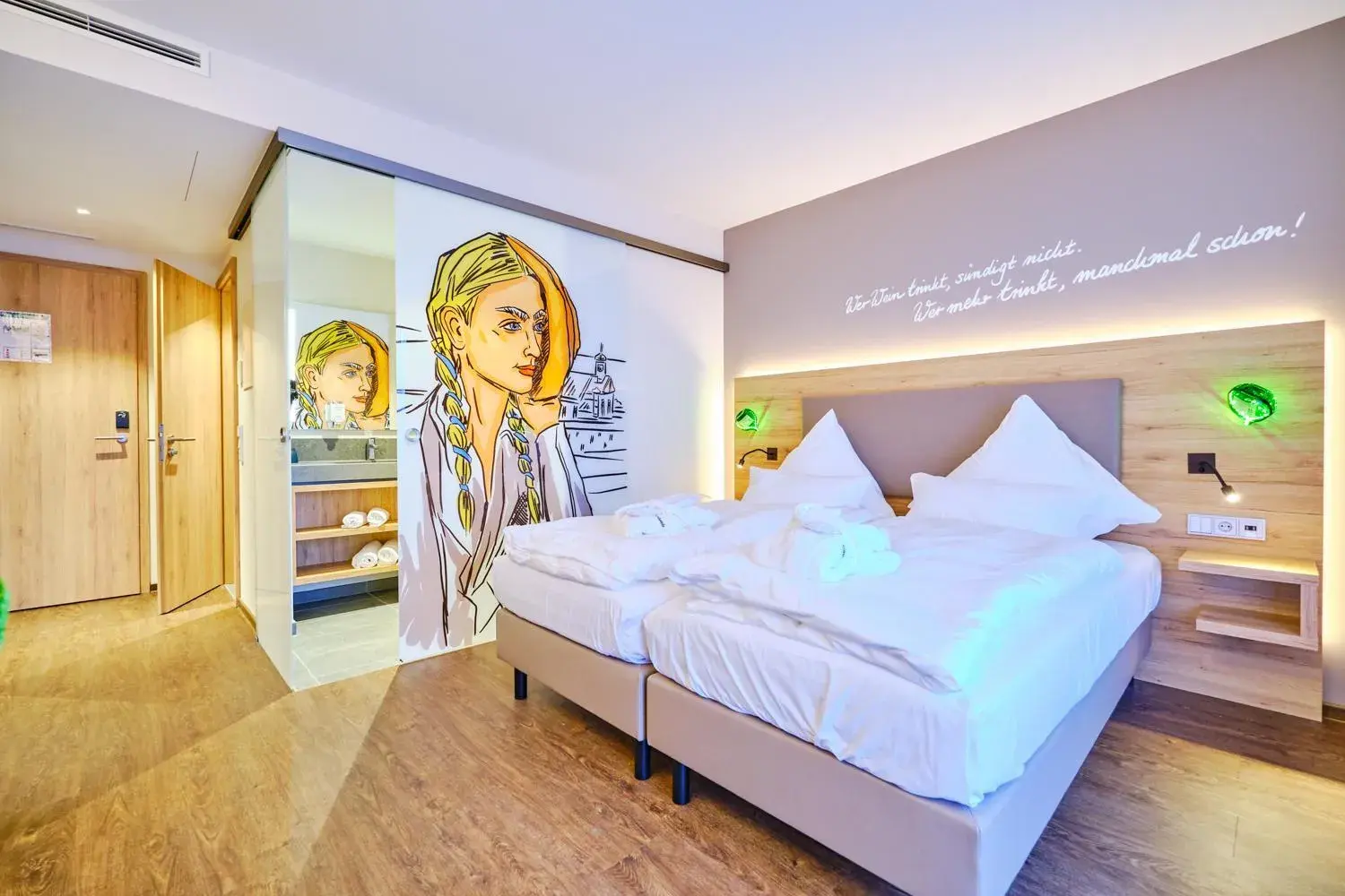 Double Room - single occupancy in Sonnenhotel Weingut Römmert Spa und Wellness Double Room - single occupancy in Sonnenhotel Weingut Römmert Spa und Wellness