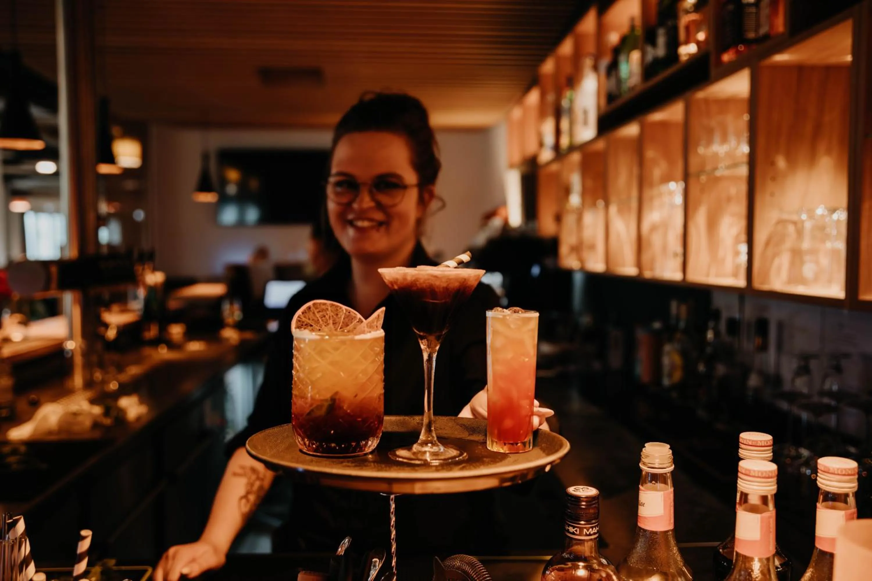 Lounge or bar in Sonnenhotel Weingut Römmert Spa und Wellness