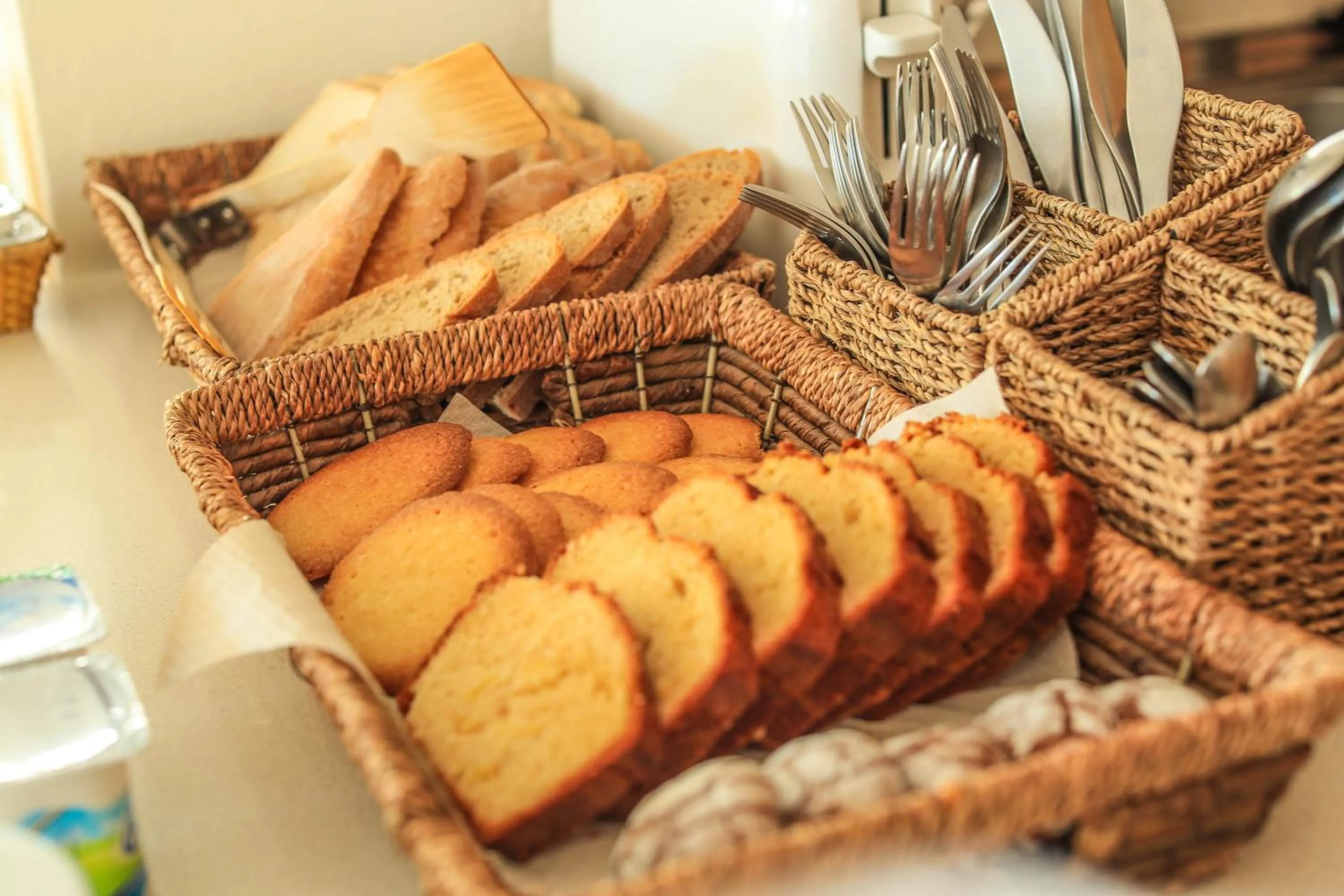 Continental breakfast in Es Mitjorn Hotel
