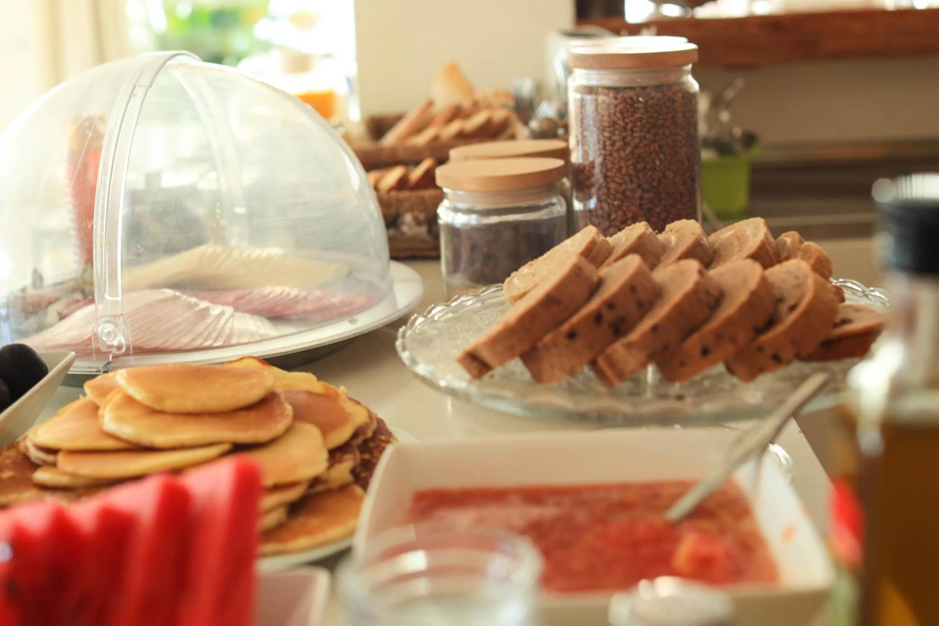 Continental breakfast in Es Mitjorn Hotel