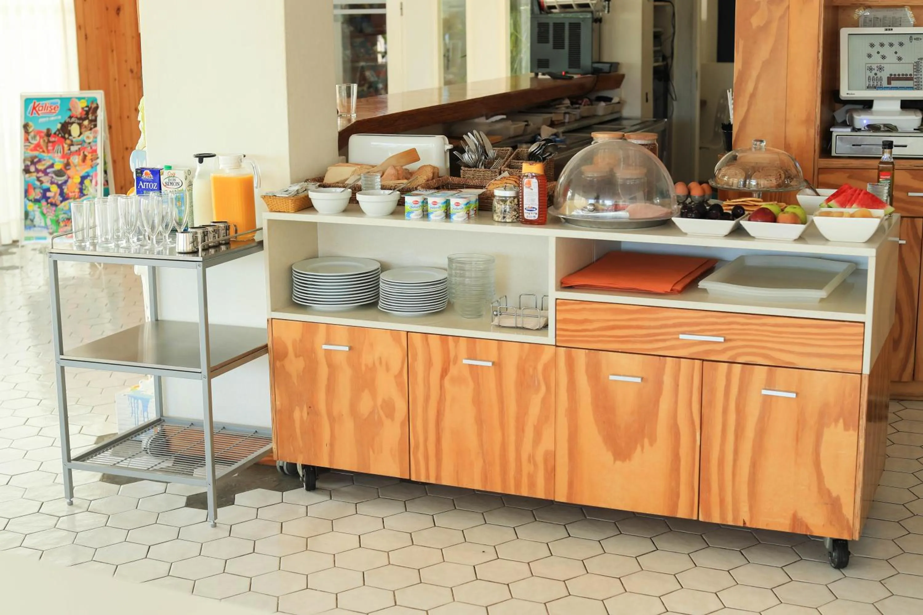 Continental breakfast in Es Mitjorn Hotel