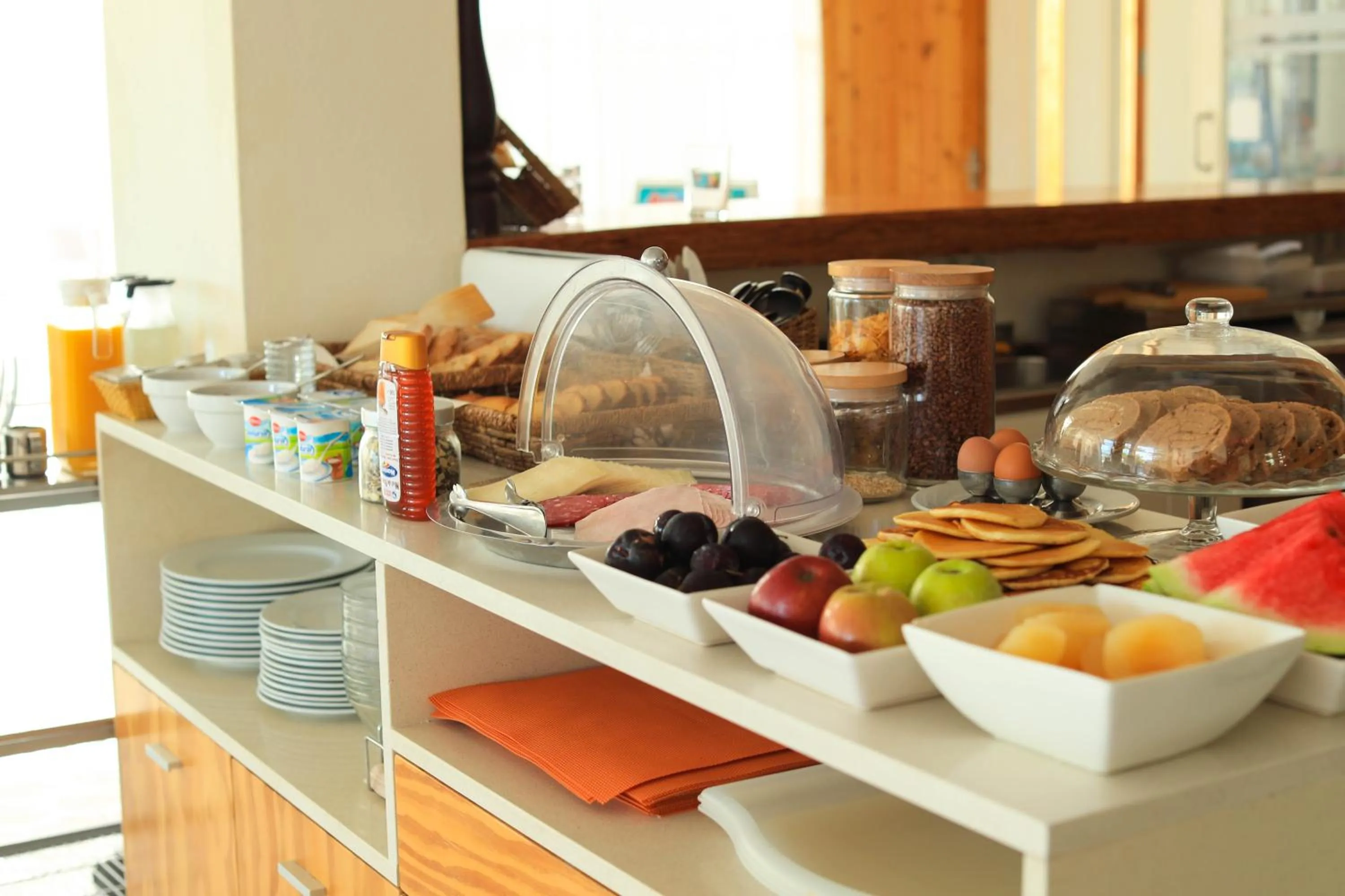 Continental breakfast in Es Mitjorn Hotel