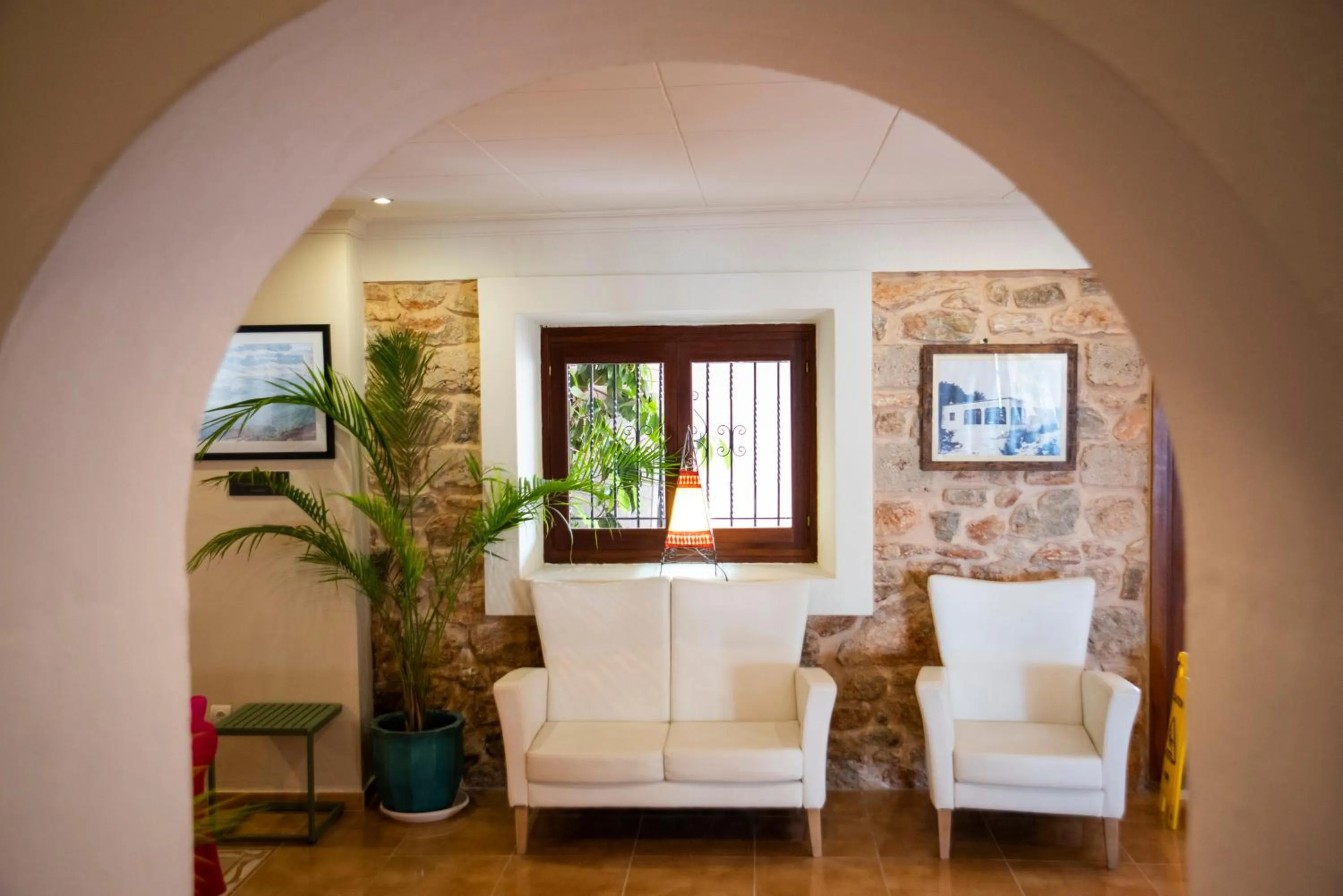 Lobby or reception in Hostal Mar y Huerta