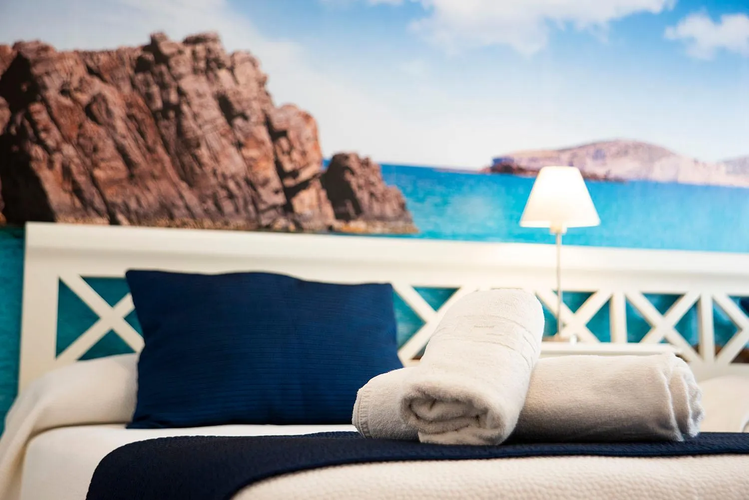 Bed in Hostal Mar y Huerta