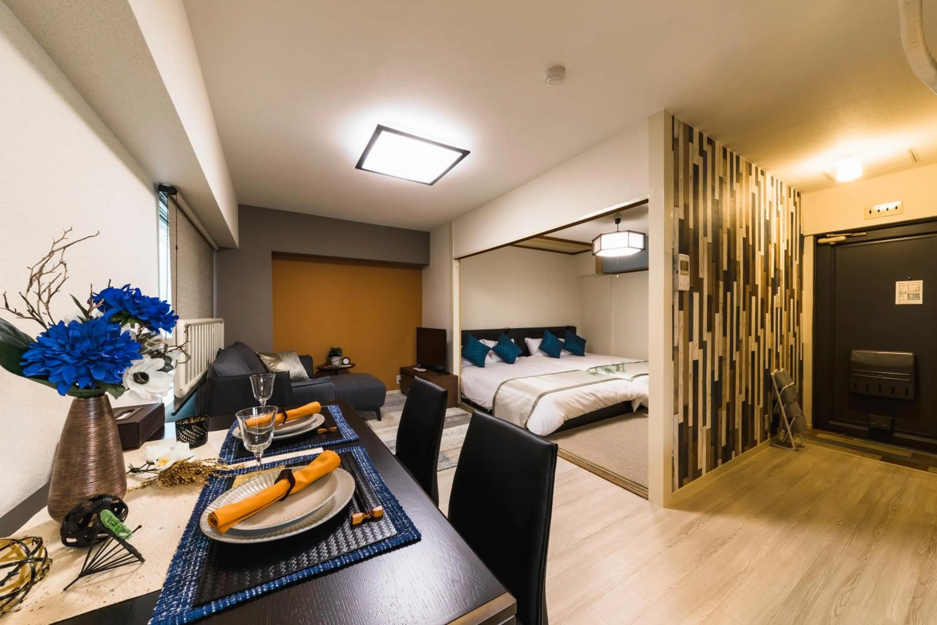 Photo of the whole room, Bed in Fuji Heights Hotel