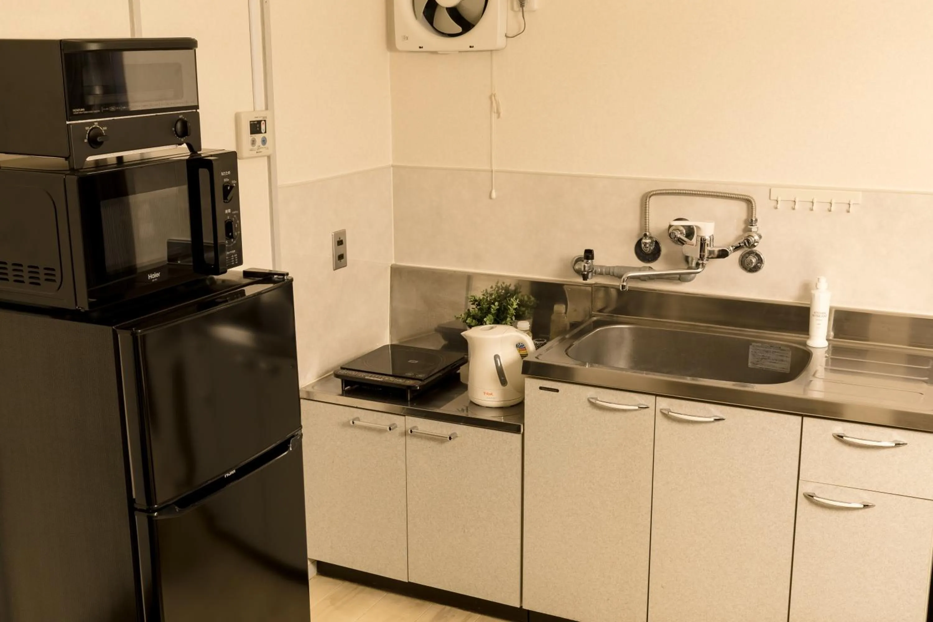 Kitchen or kitchenette in Fuji Heights Hotel
