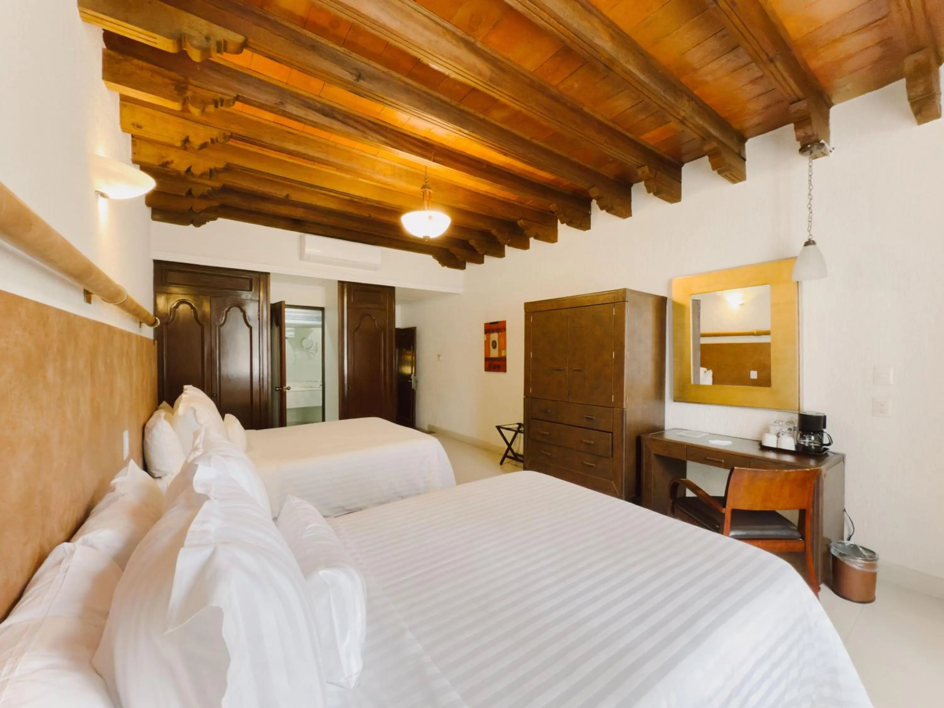 Bed in Hotel Hacienda la Venta