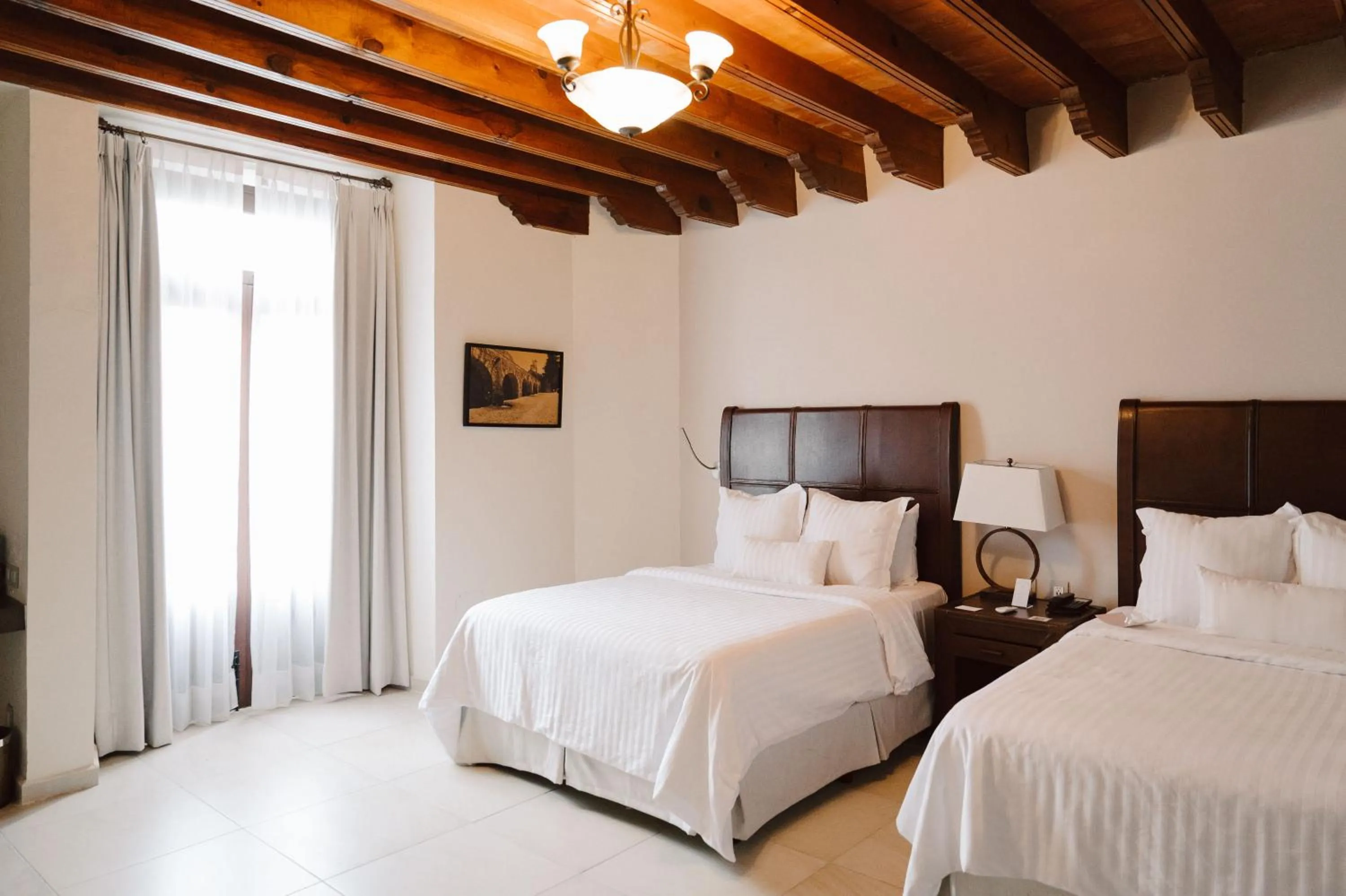 Bed in Hotel Hacienda la Venta