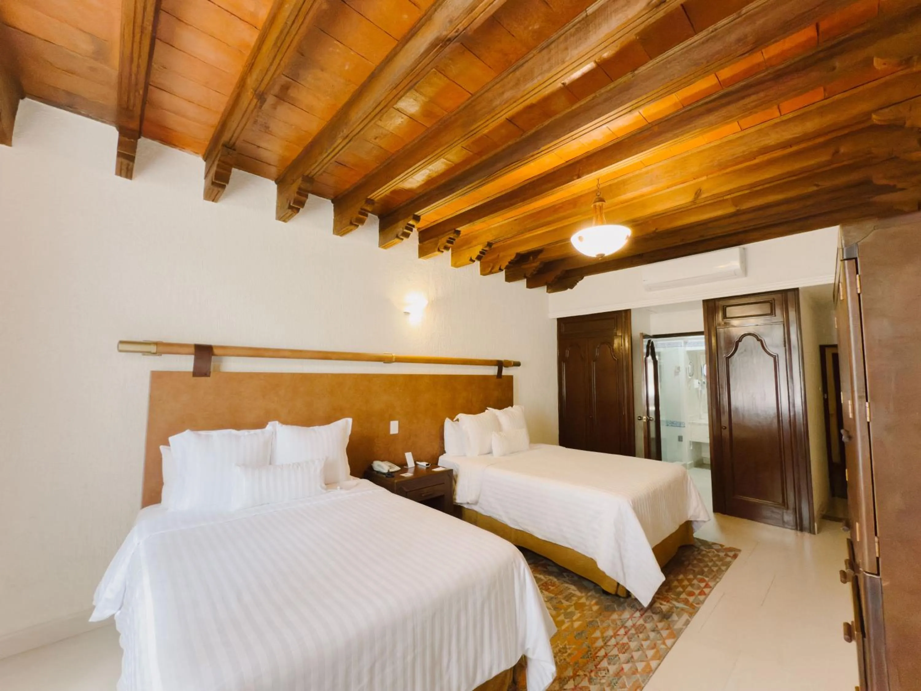 Bed in Hotel Hacienda la Venta