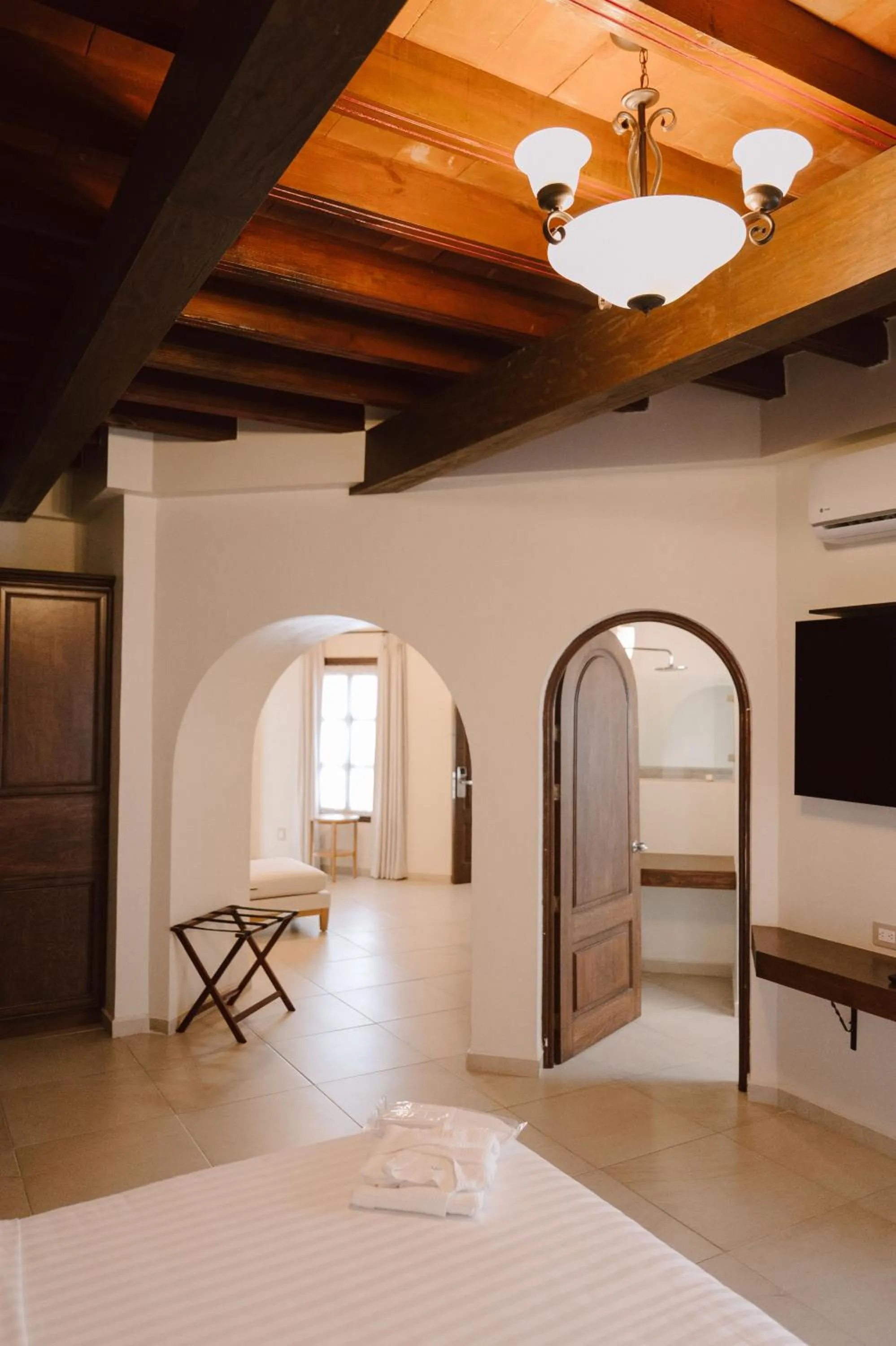 Bed in Hotel Hacienda la Venta