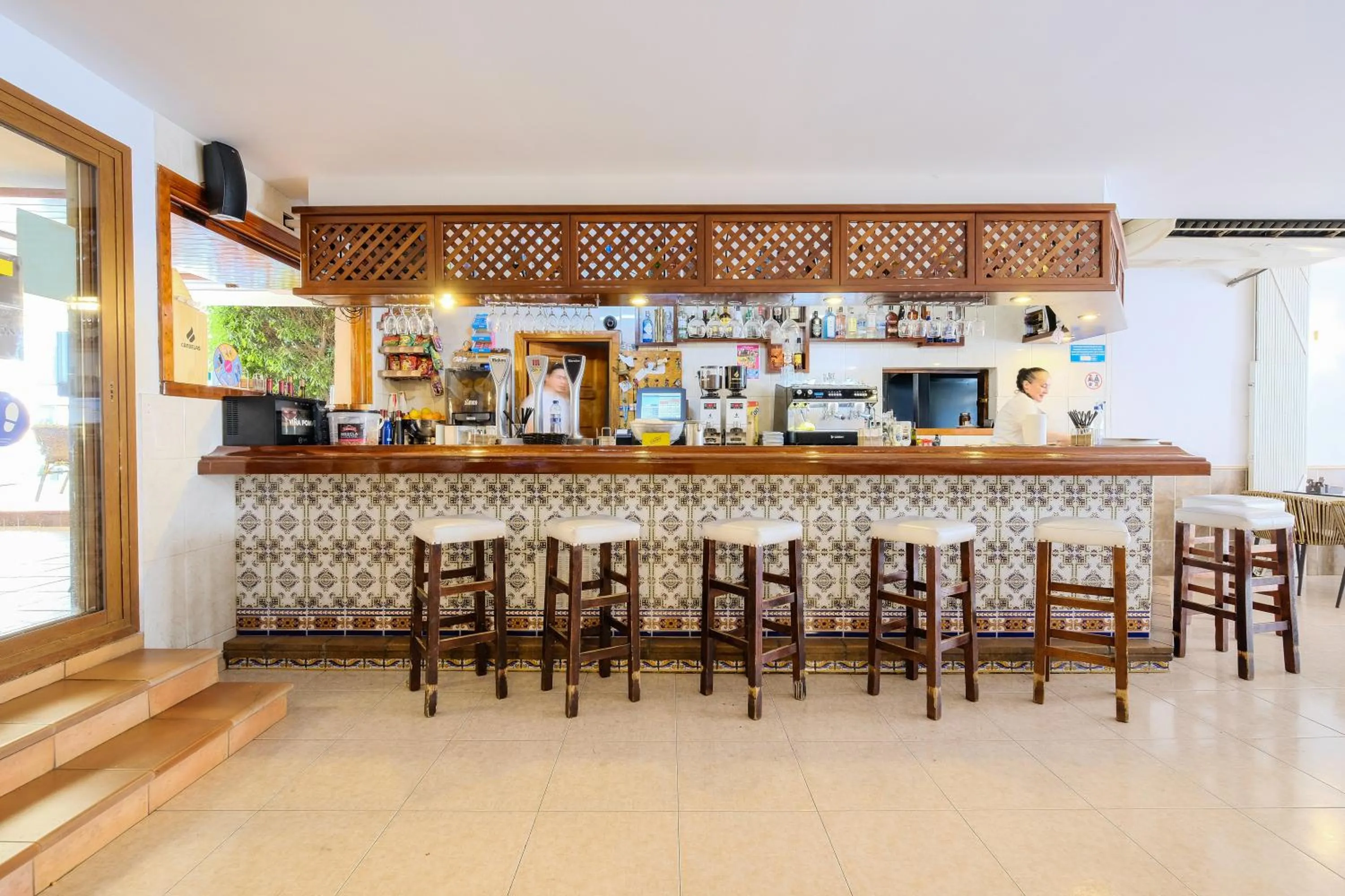 Decorative detail in azuLine Hostal Marino