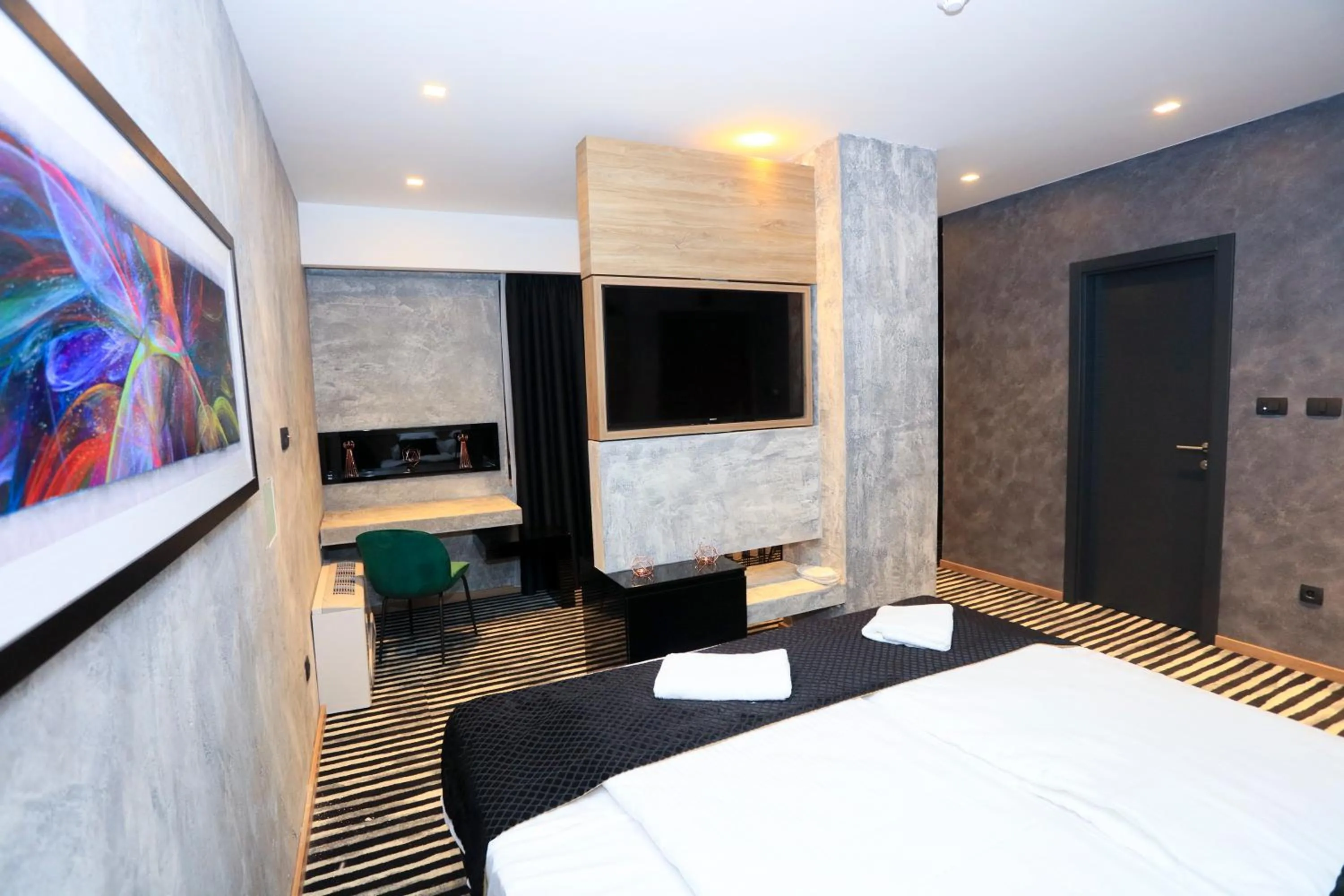 Bed in Carpe Diem Boutique Hotel