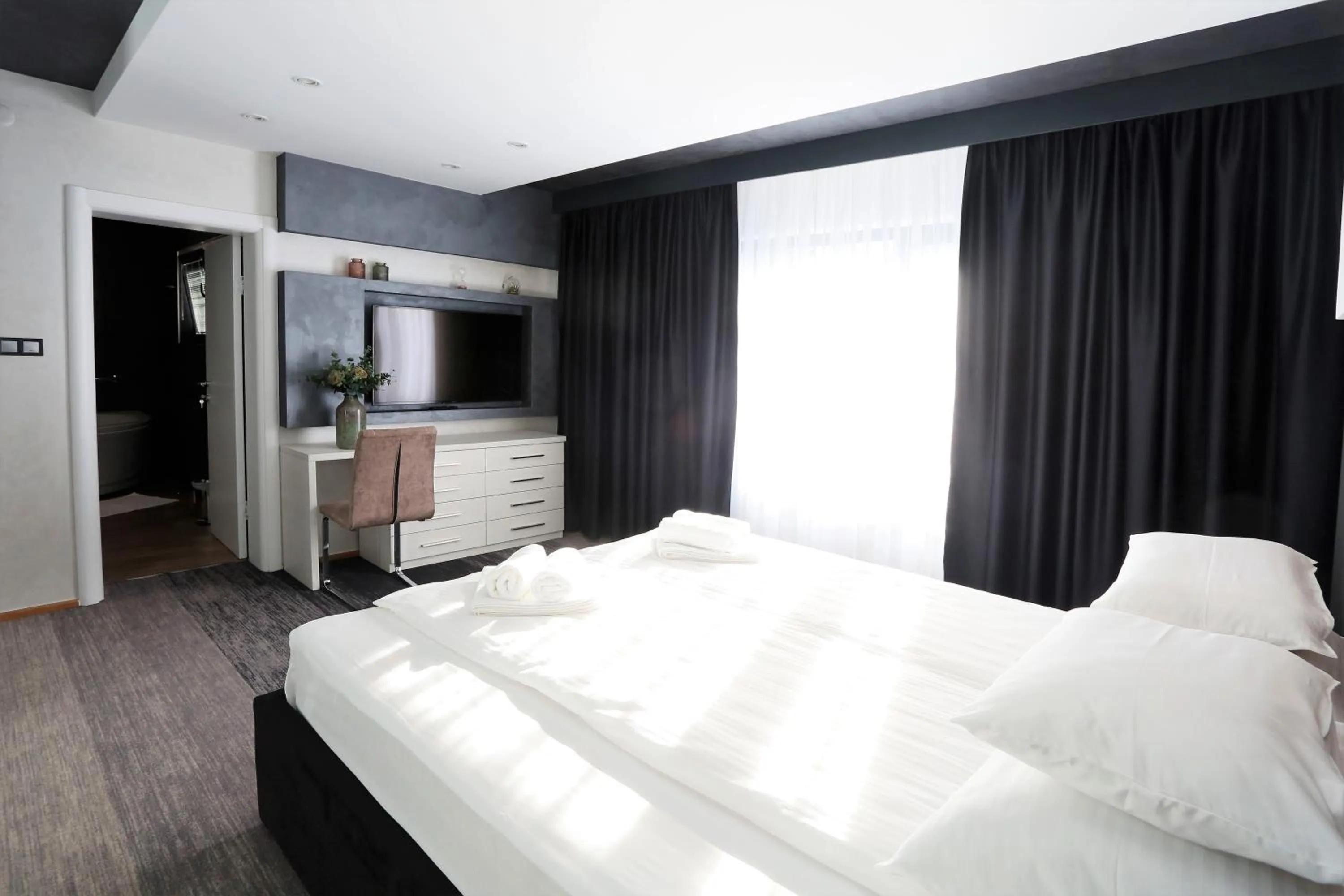 Bed in Carpe Diem Boutique Hotel