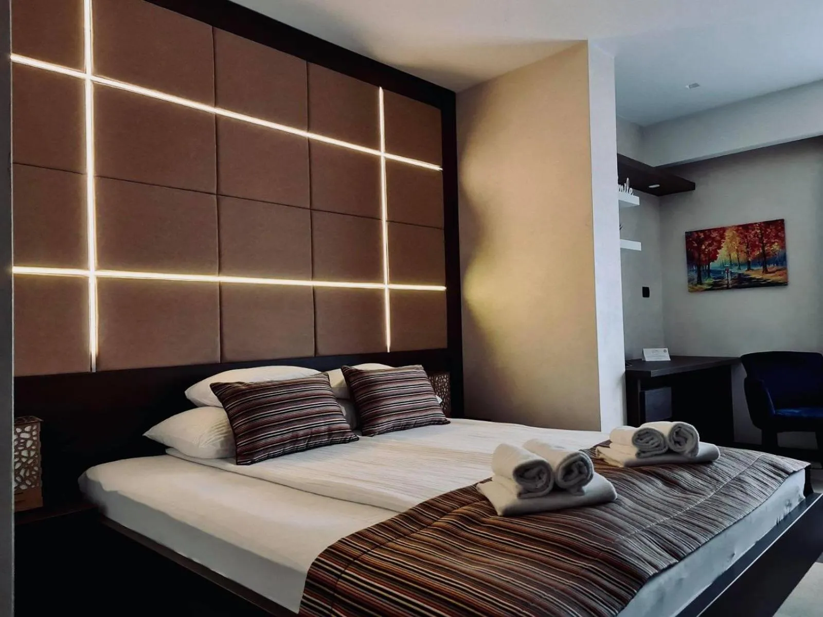 Bed in Carpe Diem Boutique Hotel