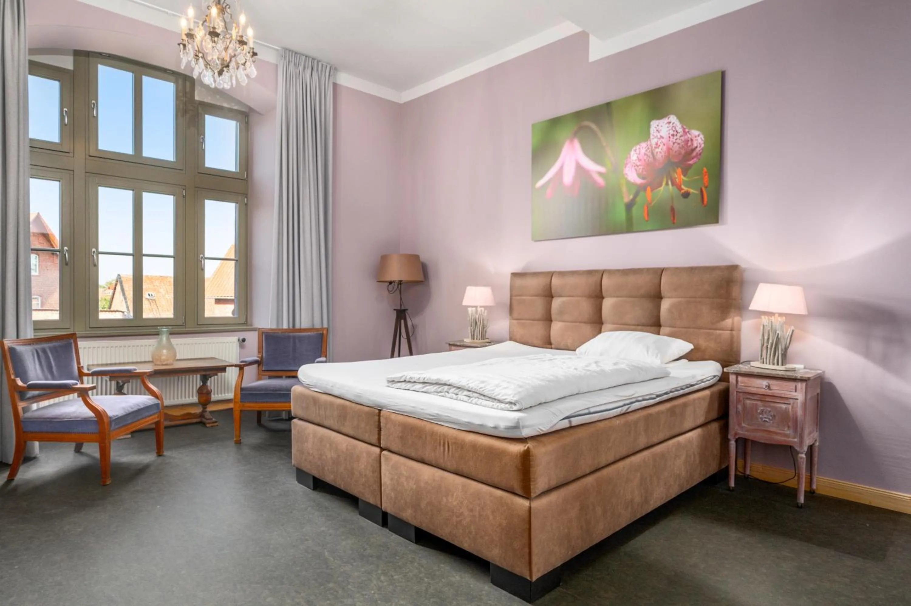 Bedroom, Bed in Villa Bianca am Huy