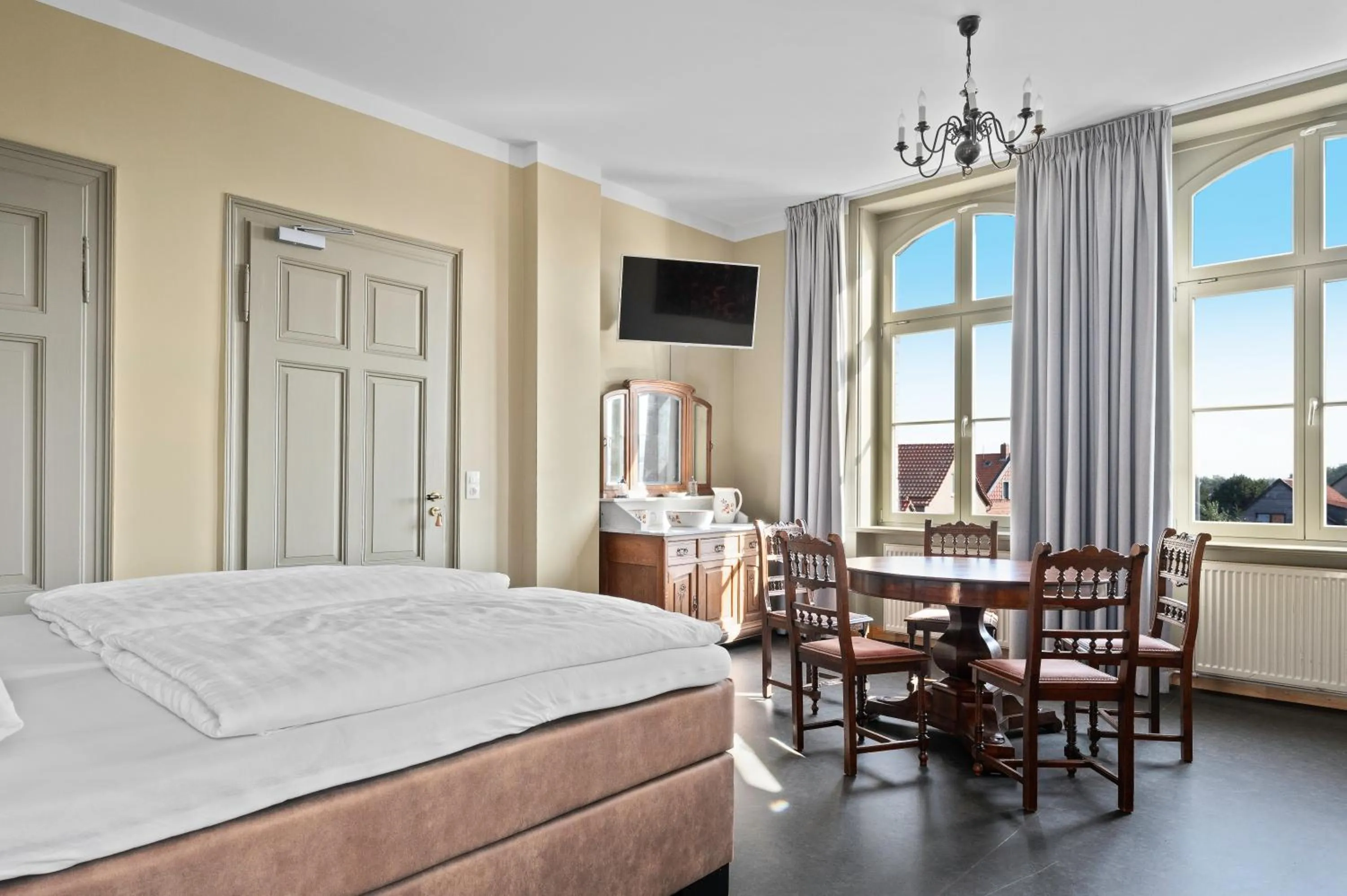 Bed in Villa Bianca am Huy