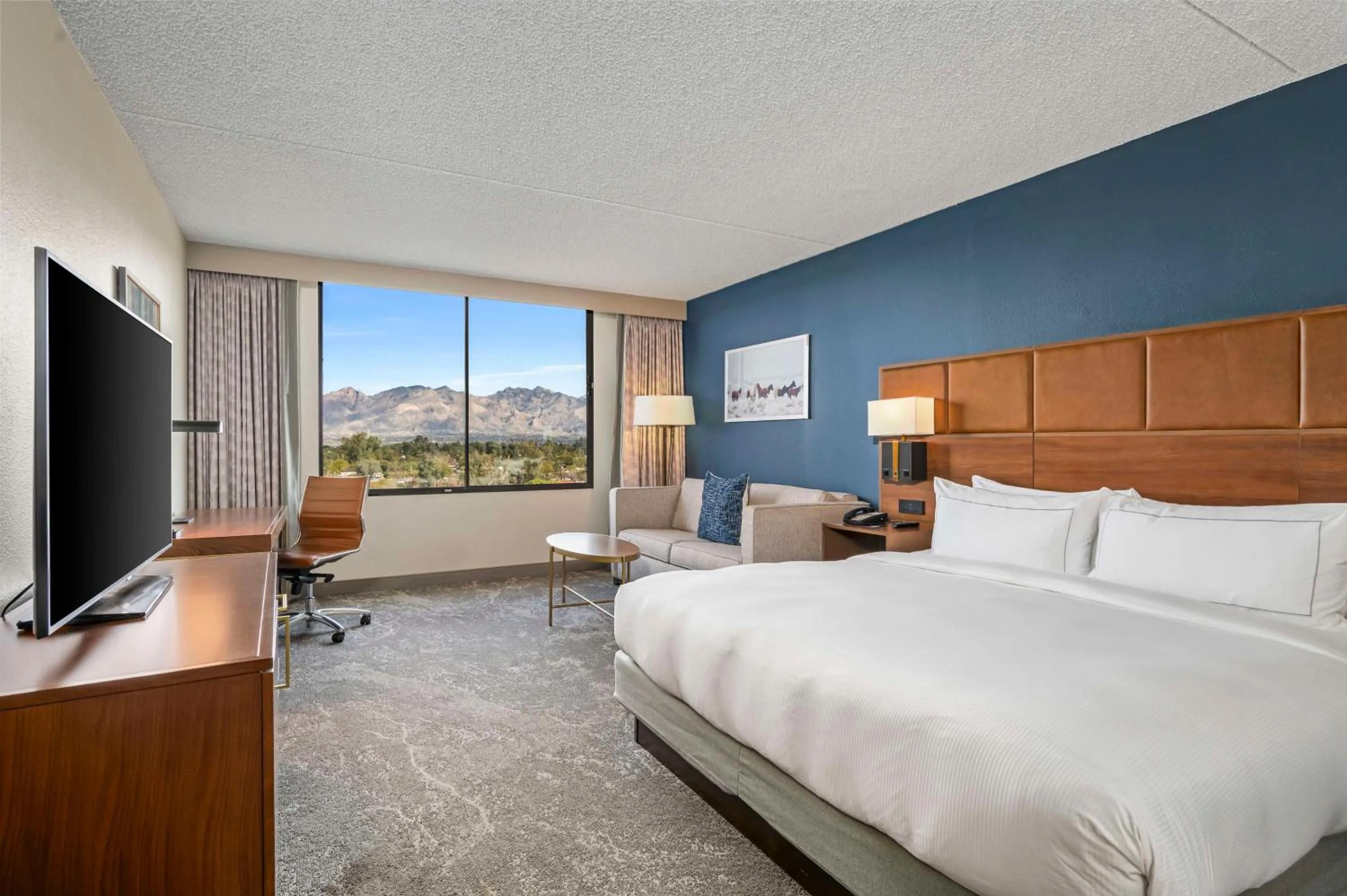 Living room, Bed in DoubleTree by Hilton Tucson-Reid Park