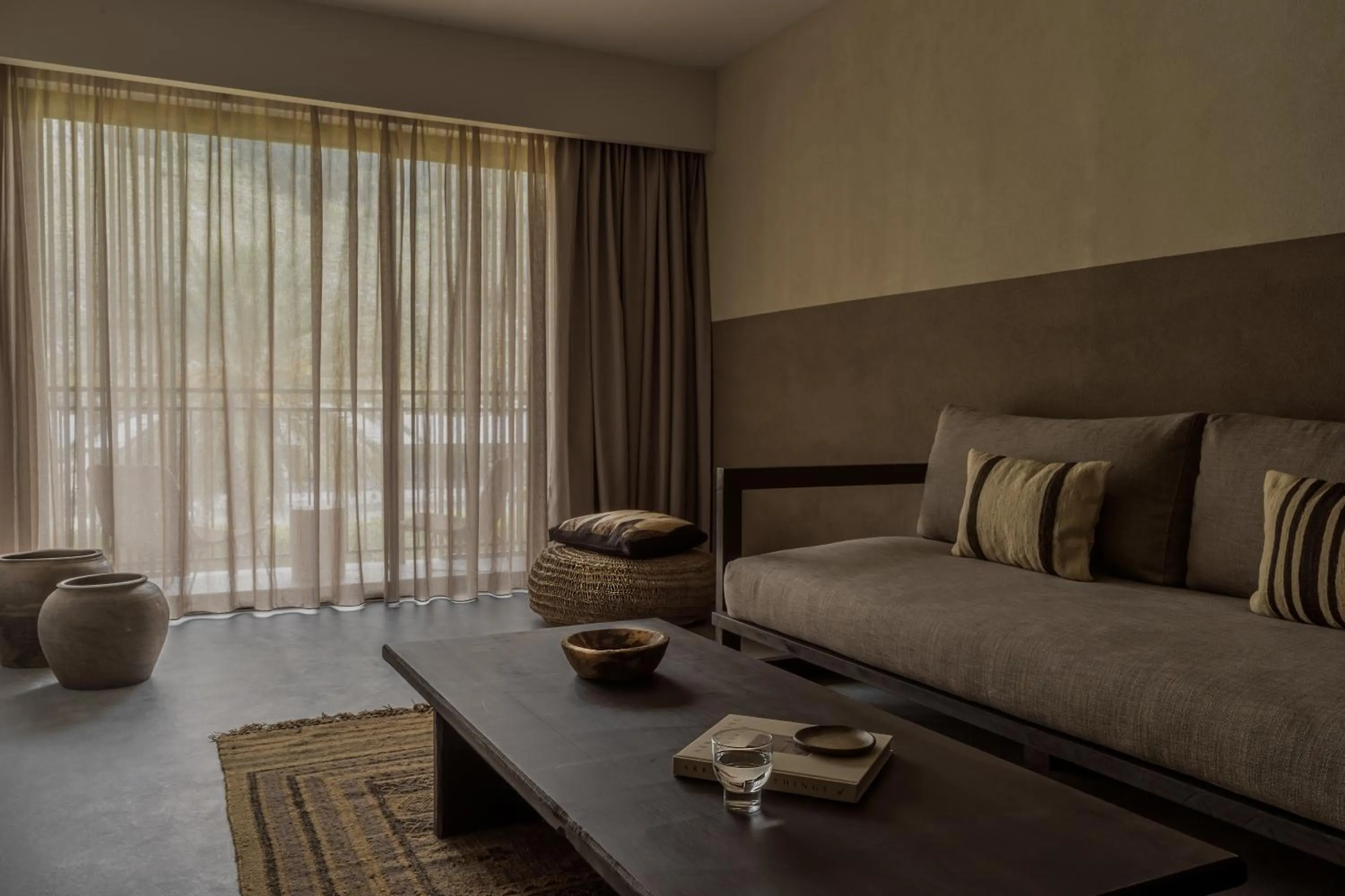 Living room, Bed in Cook's Club Kolymbia Rhodes -Adults only