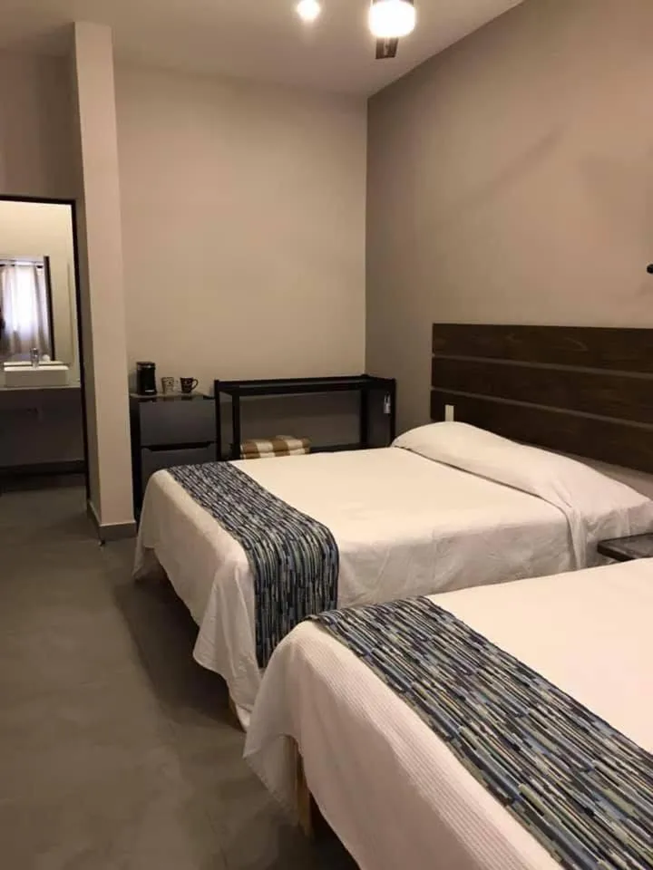 Bed in Hotel Playa Azul Sayulita