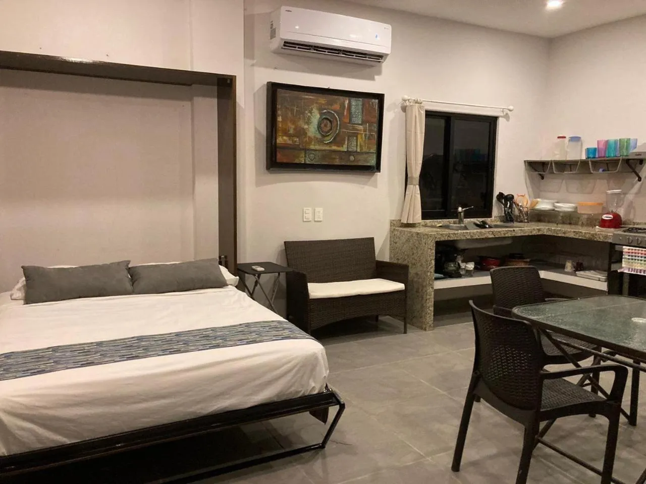 Bed in Hotel Playa Azul Sayulita