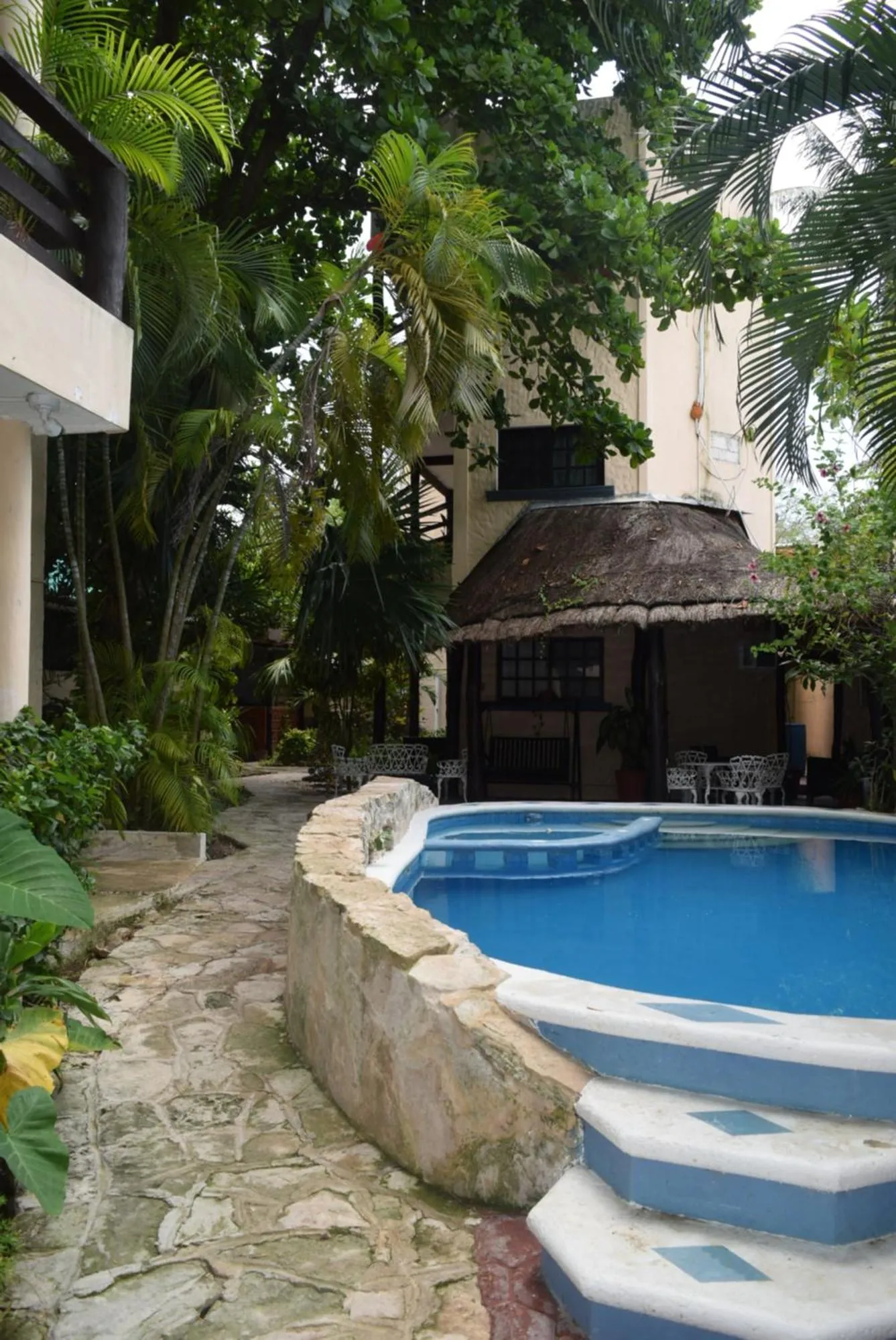 Pool view in Hotel Casa el Moro