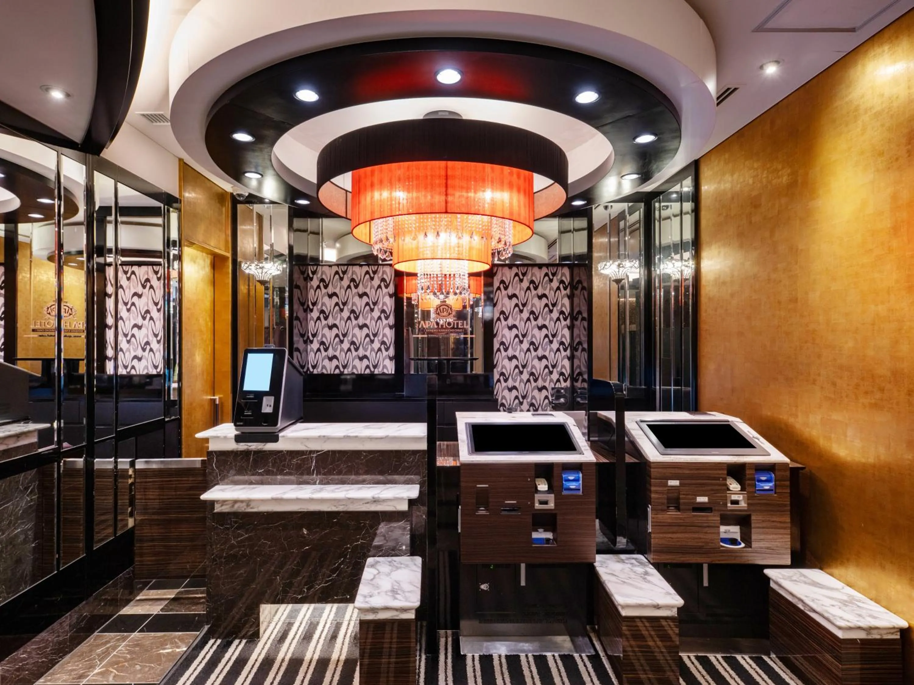 Lobby or reception in APA Hotel Shinjuku Kabukicho Chuo