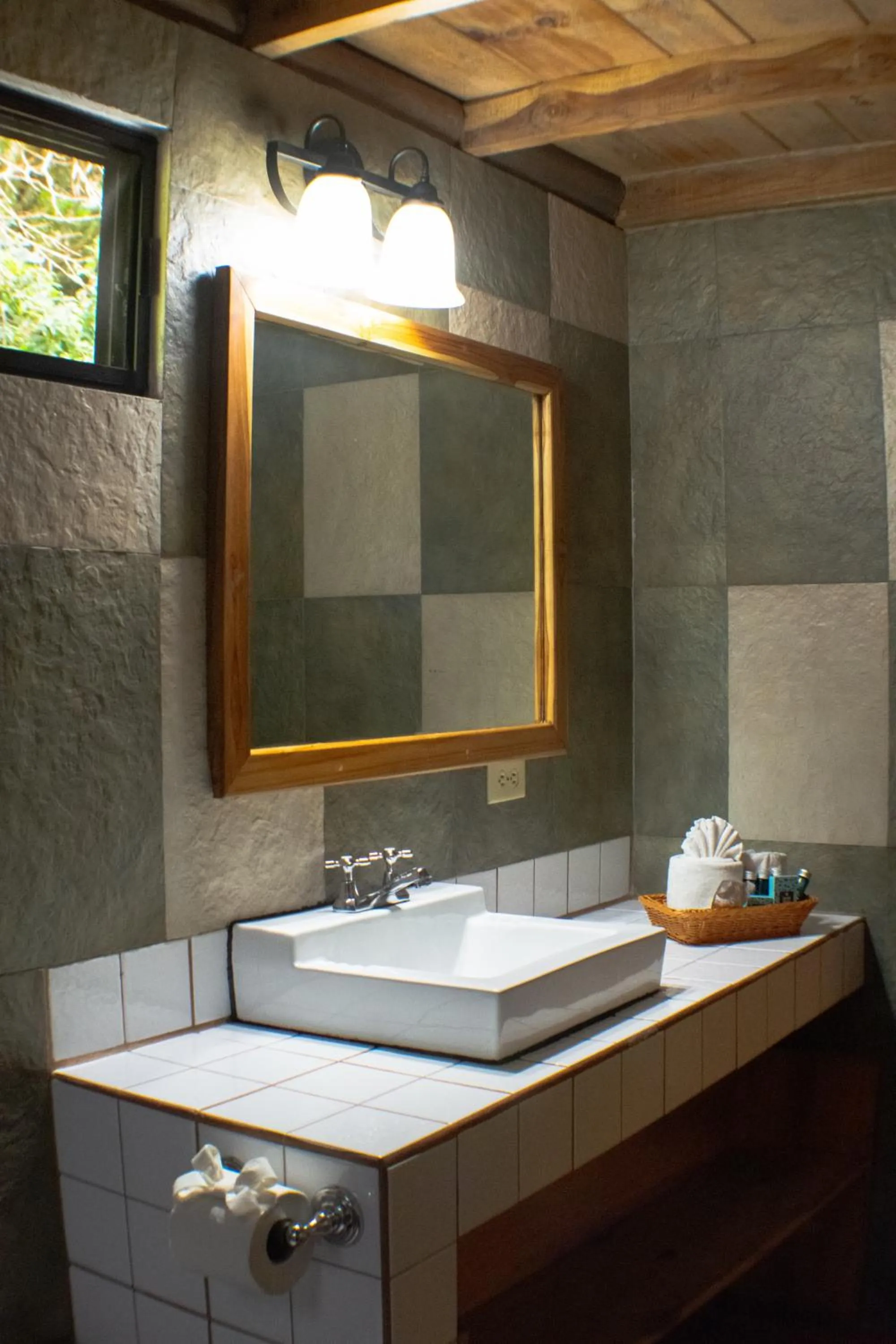 Bathroom in TREE TREK BOQUETE Adventure Park