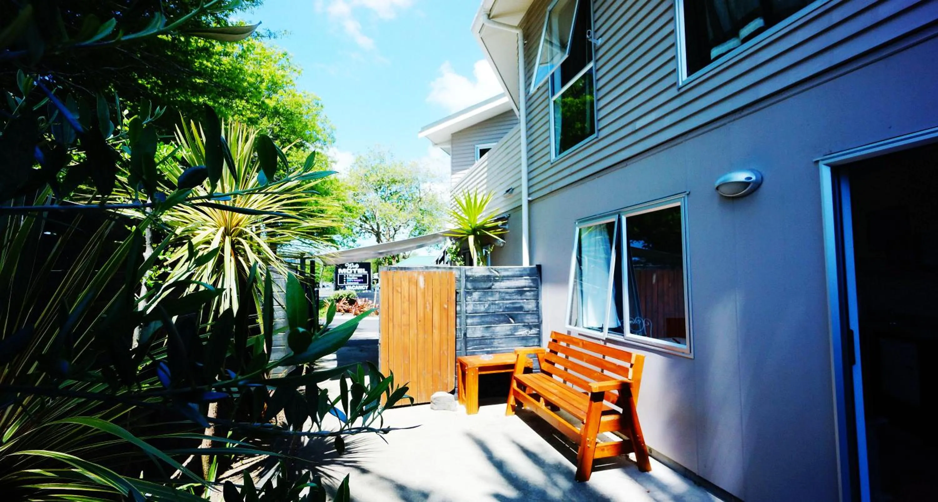 Patio in Waihi Motel