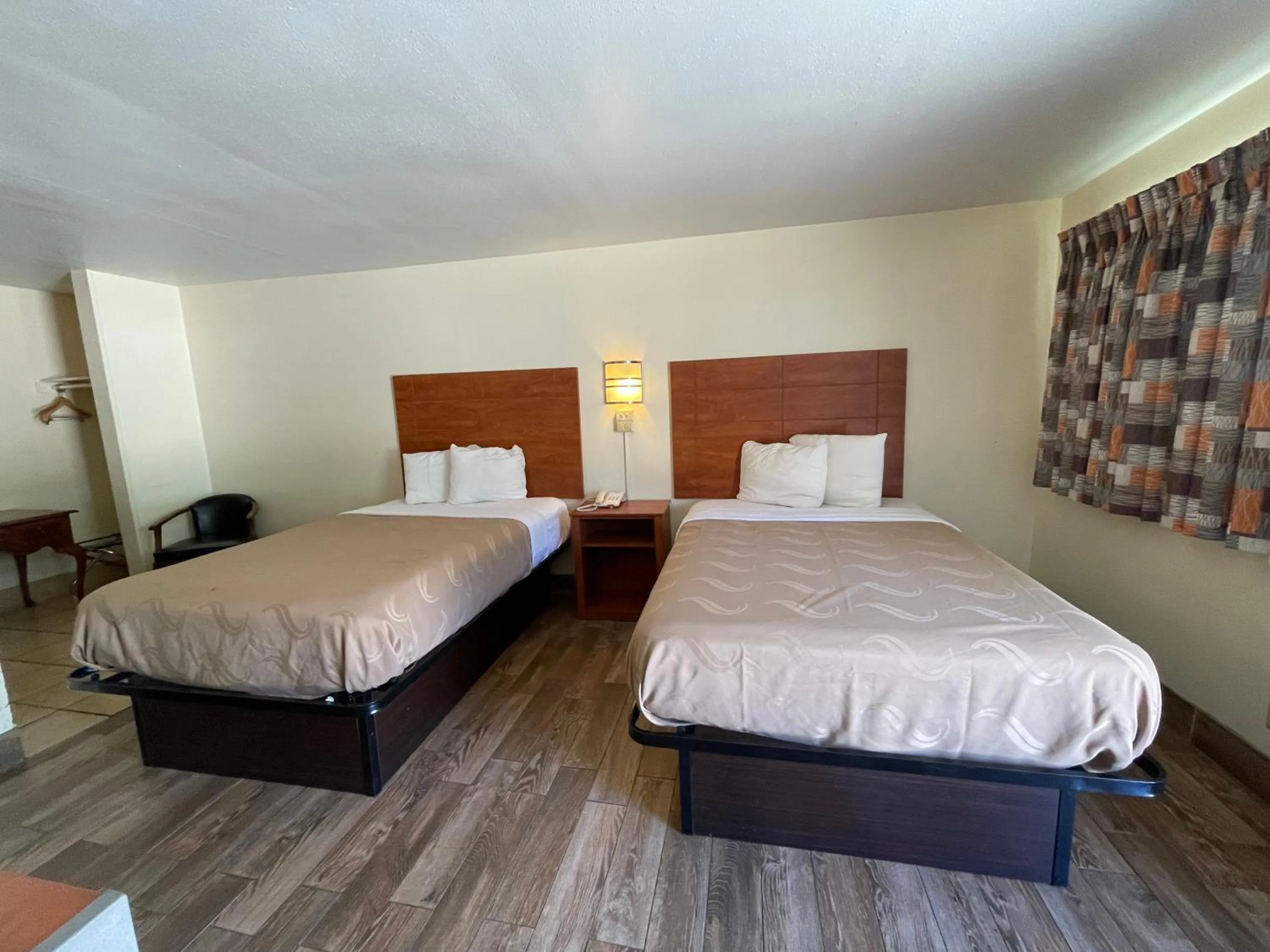 Bed in Evergreen Inn and R.V.