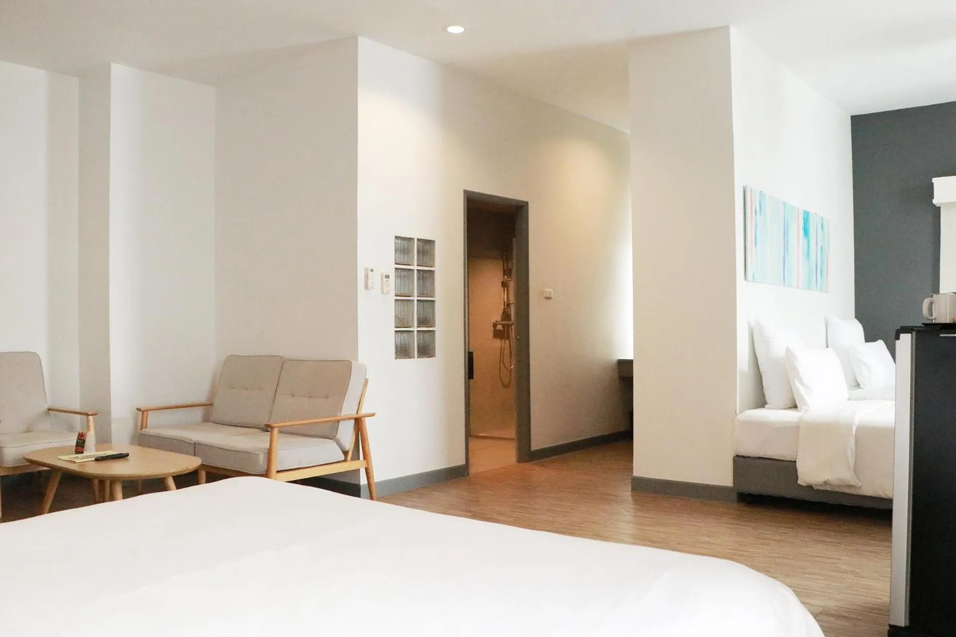 Bed in Journeyhub Pattaya Central