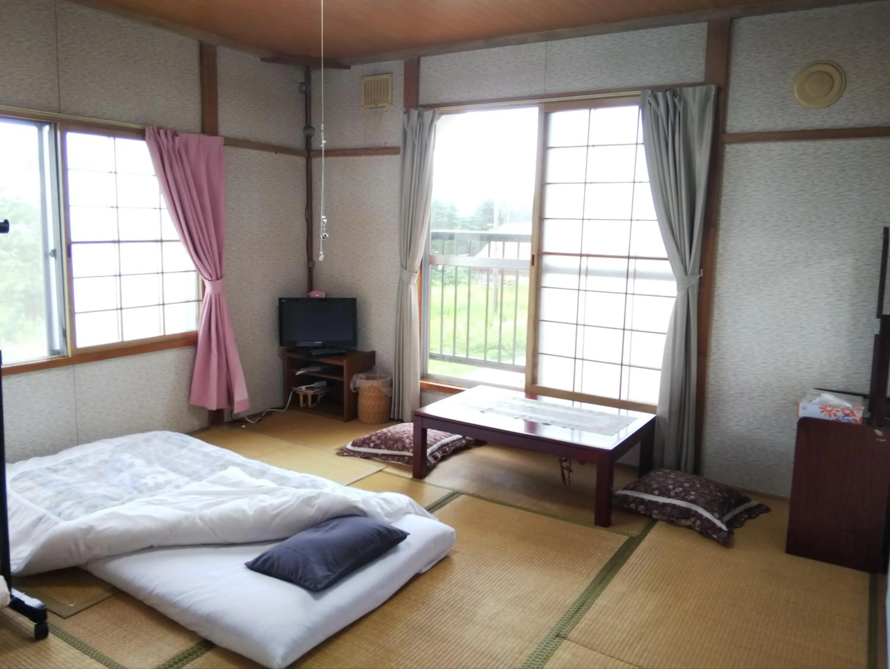 Bed in Minshuku Kaikazari Kunnui