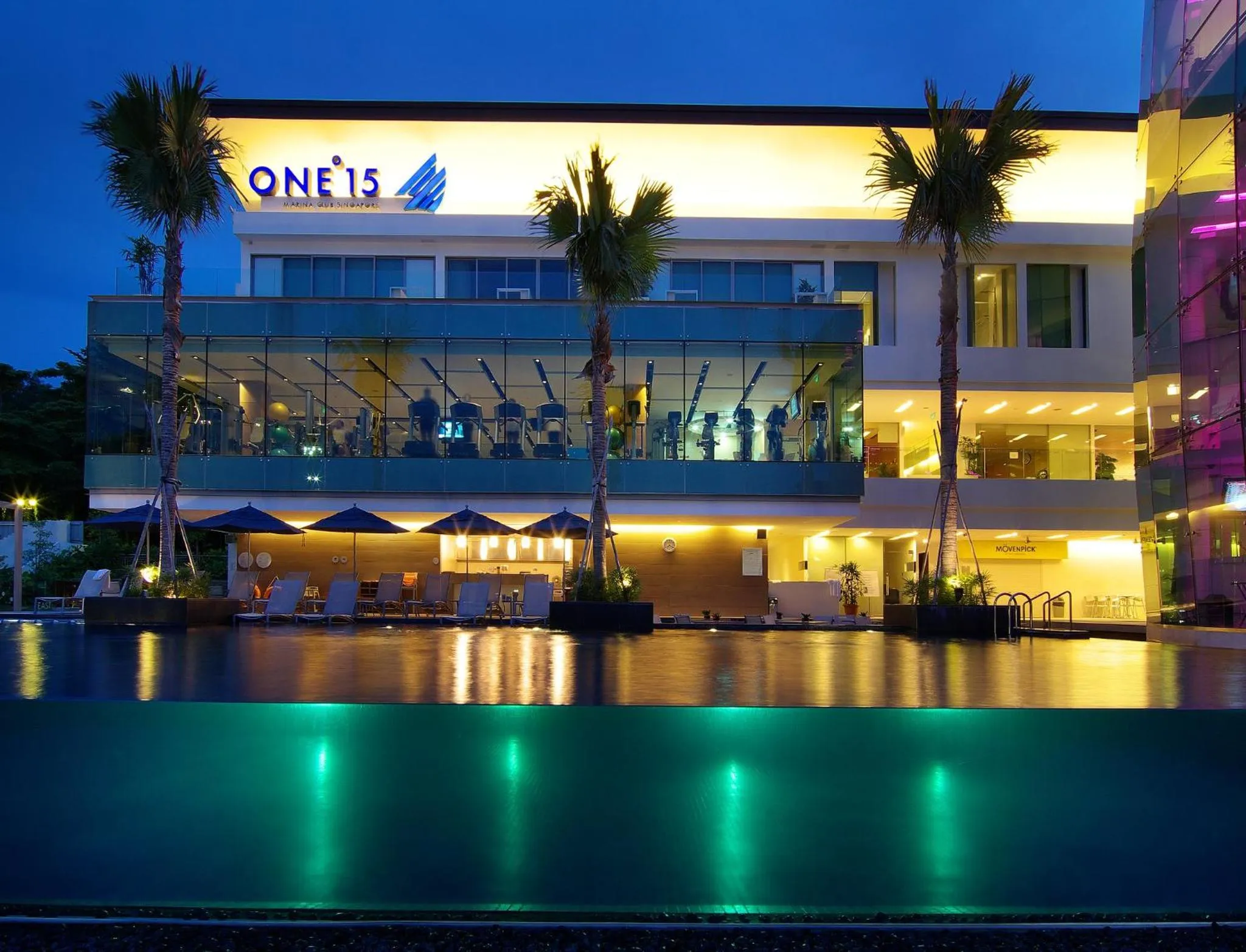 Swimming pool in ONE15 Marina Sentosa Cove Singapore