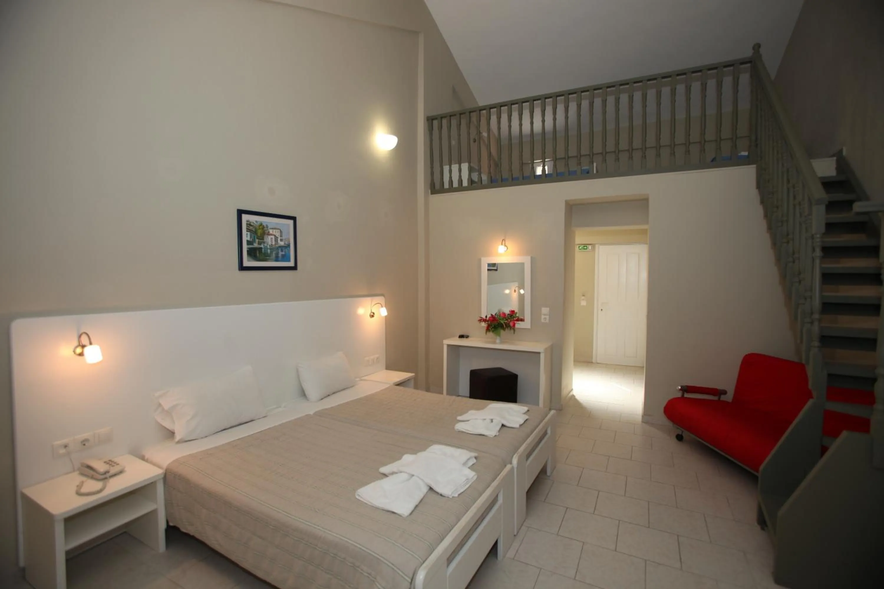 Photo of the whole room, Bed in Panorama Sidari