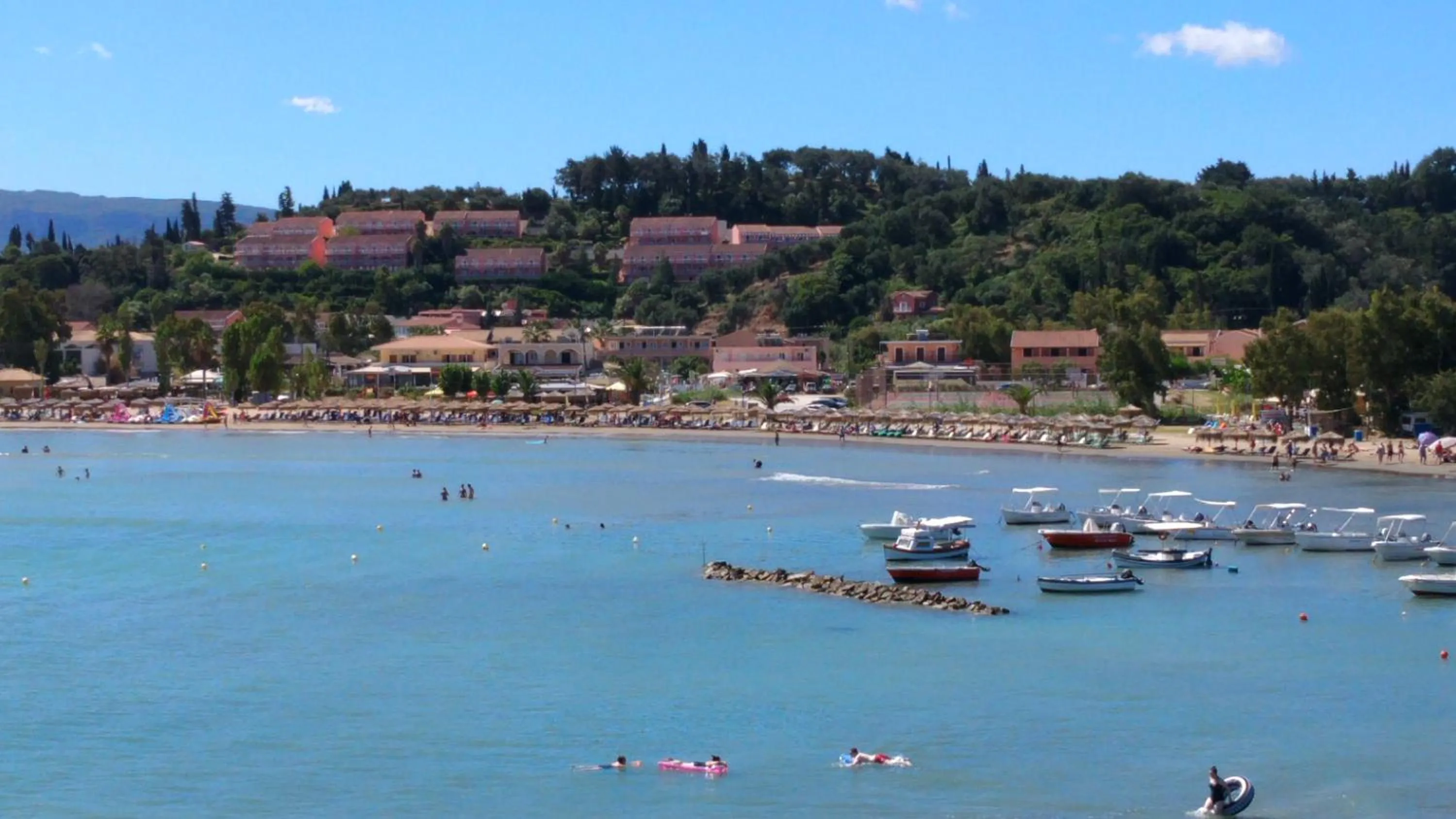 Beach in Panorama Sidari