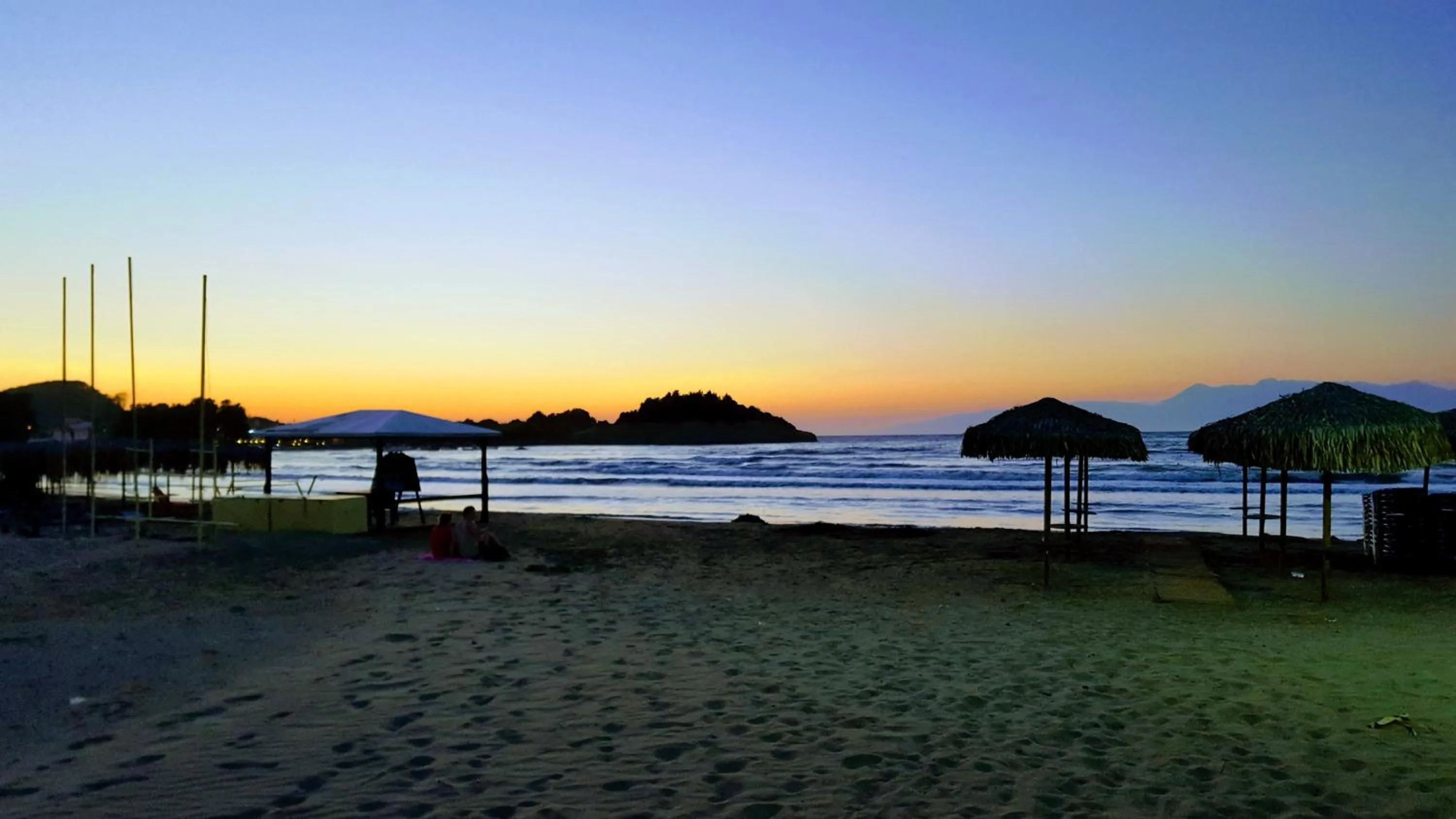 Beach in Panorama Sidari