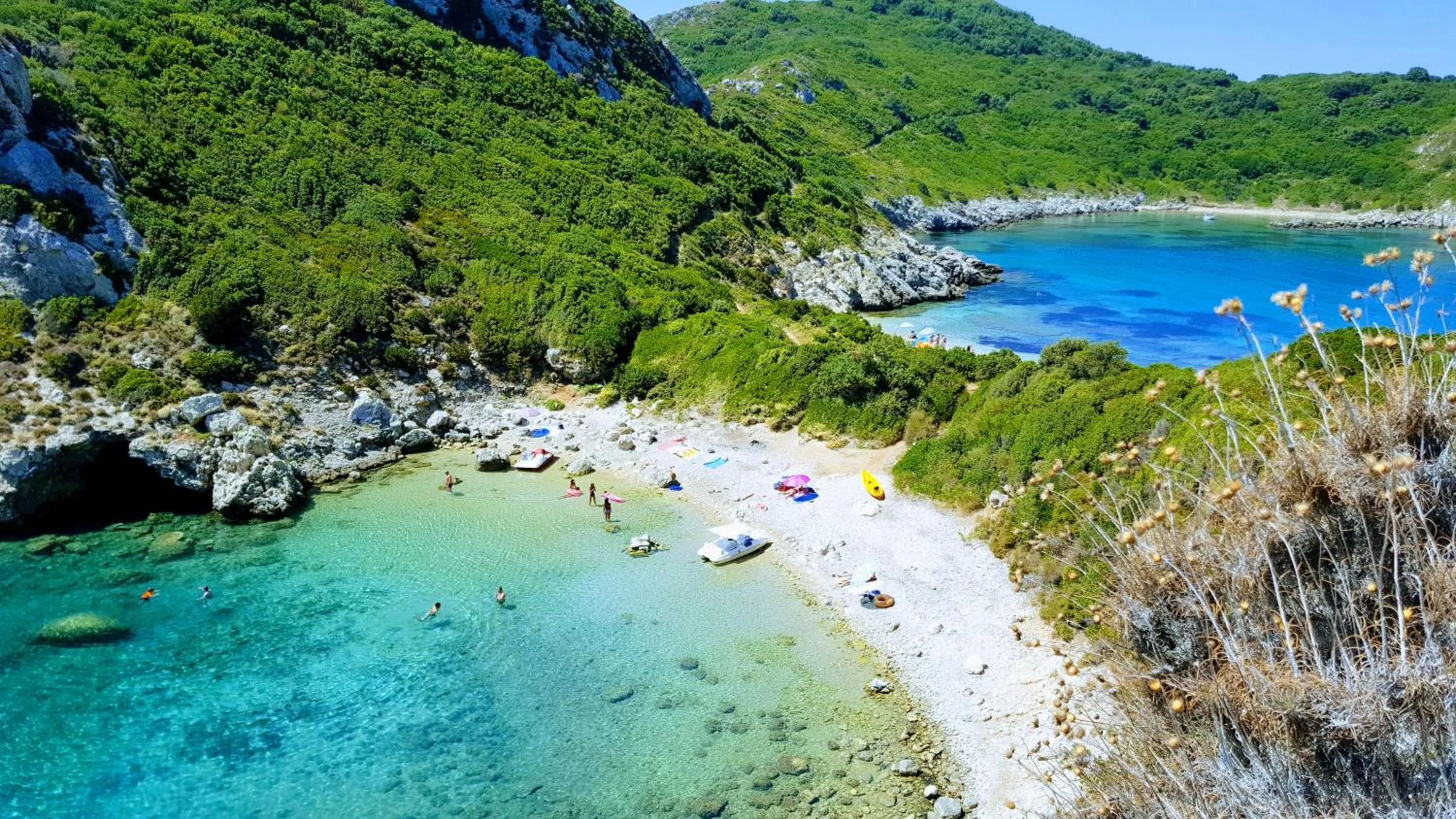 Natural landscape in Panorama Sidari