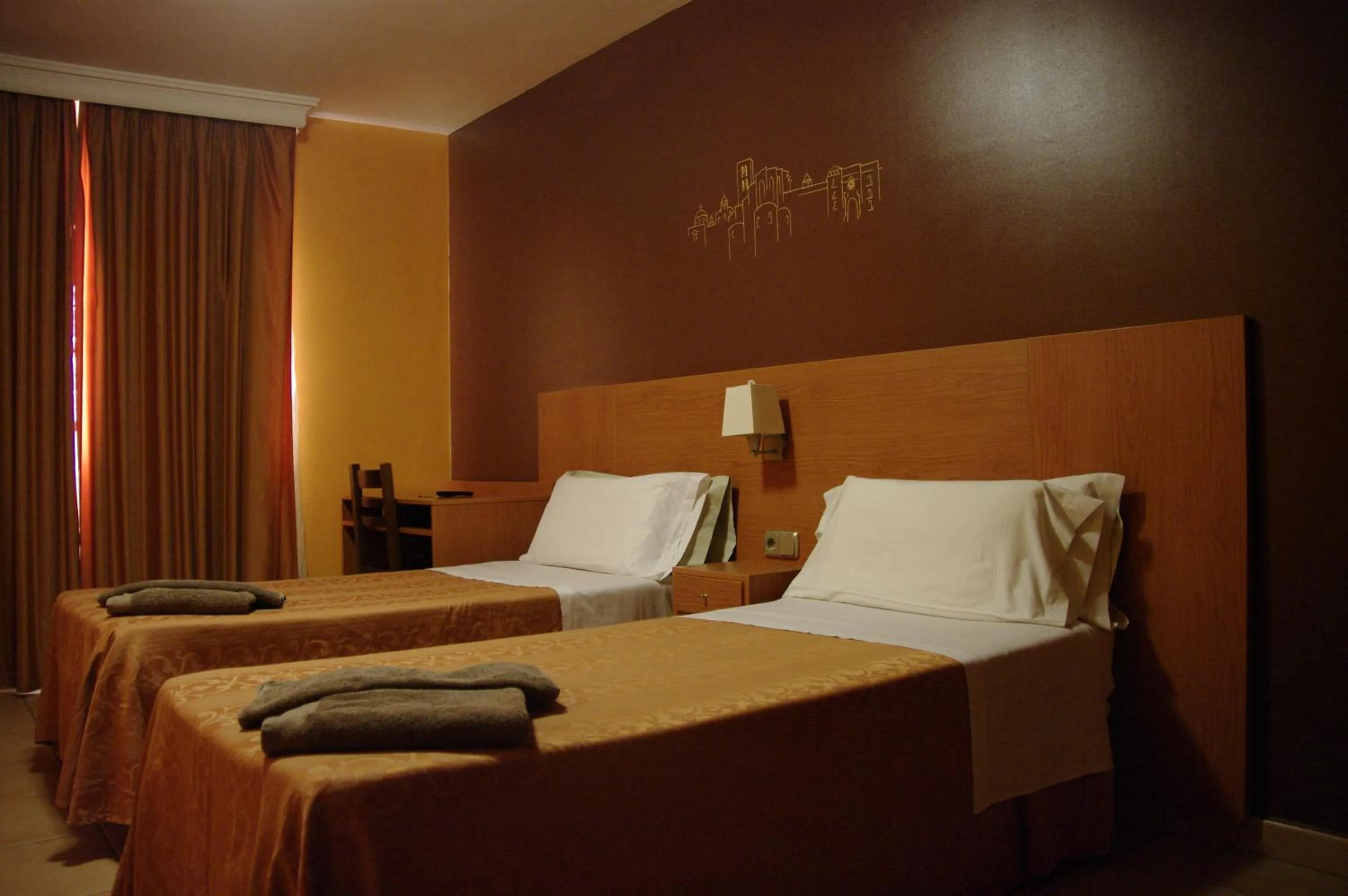 Bed in Hotel Solsona Centre