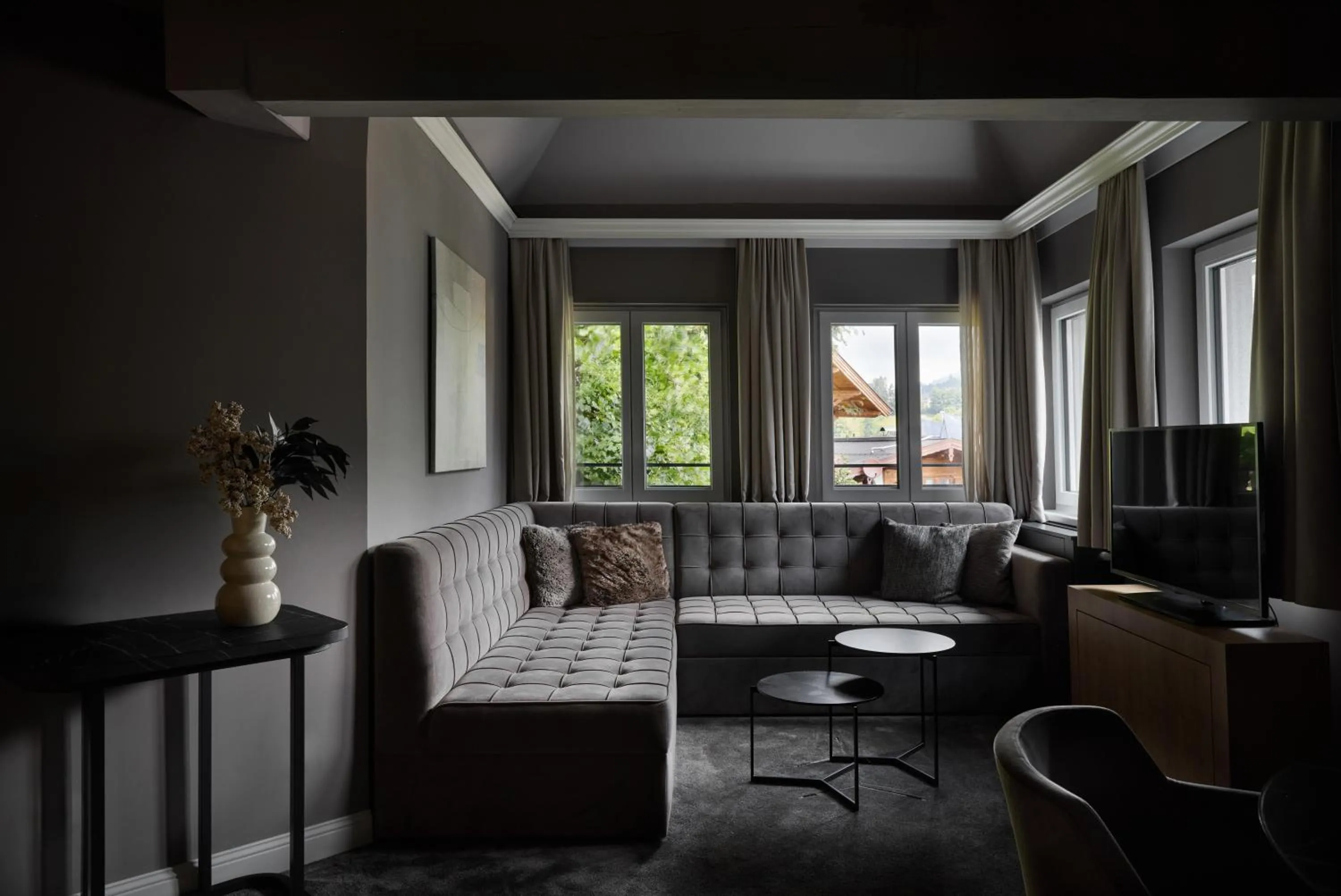 Living room in ERIKA Boutiquehotel Kitzbühel
