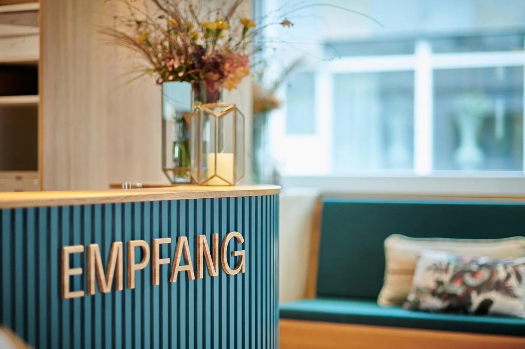 Lobby or reception in Hotel Balga Natur- und Bikehotel