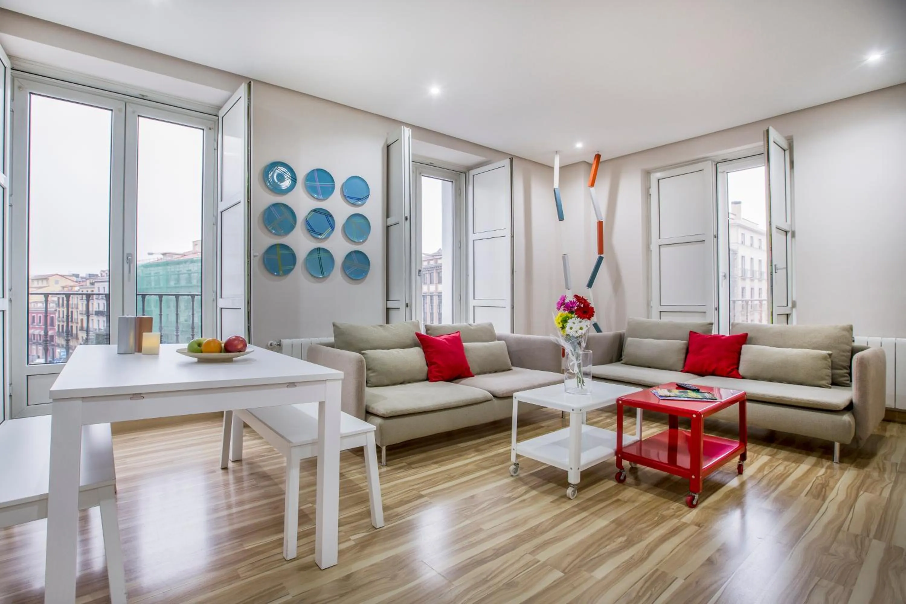 Living room in Mola Suites