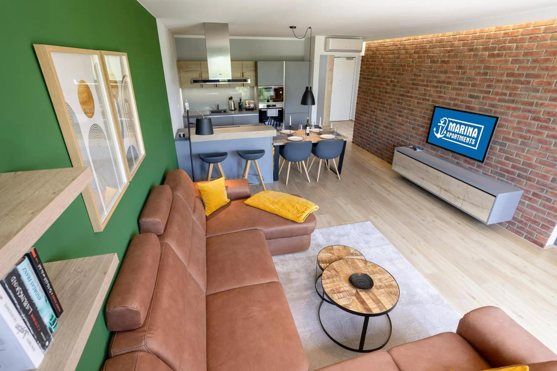 Living room in Marina Apartments Regensburg