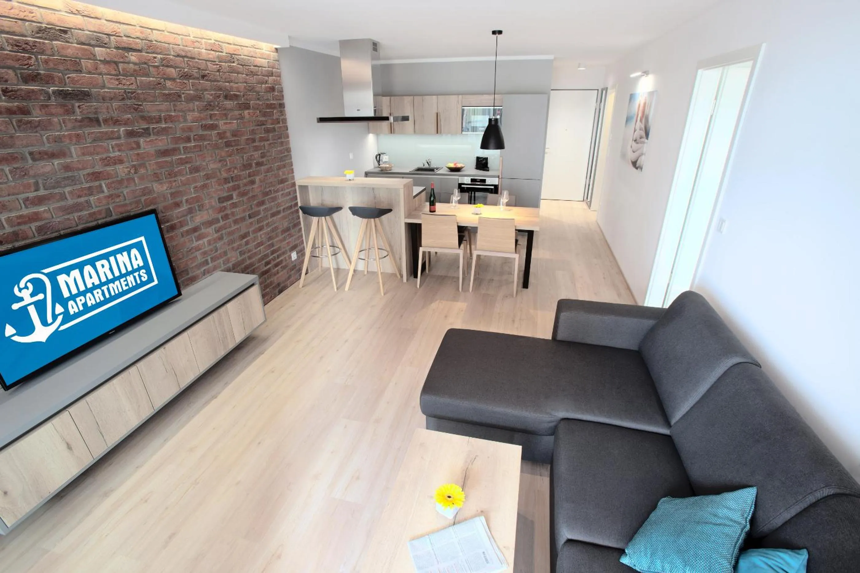 Living room in Marina Apartments Regensburg